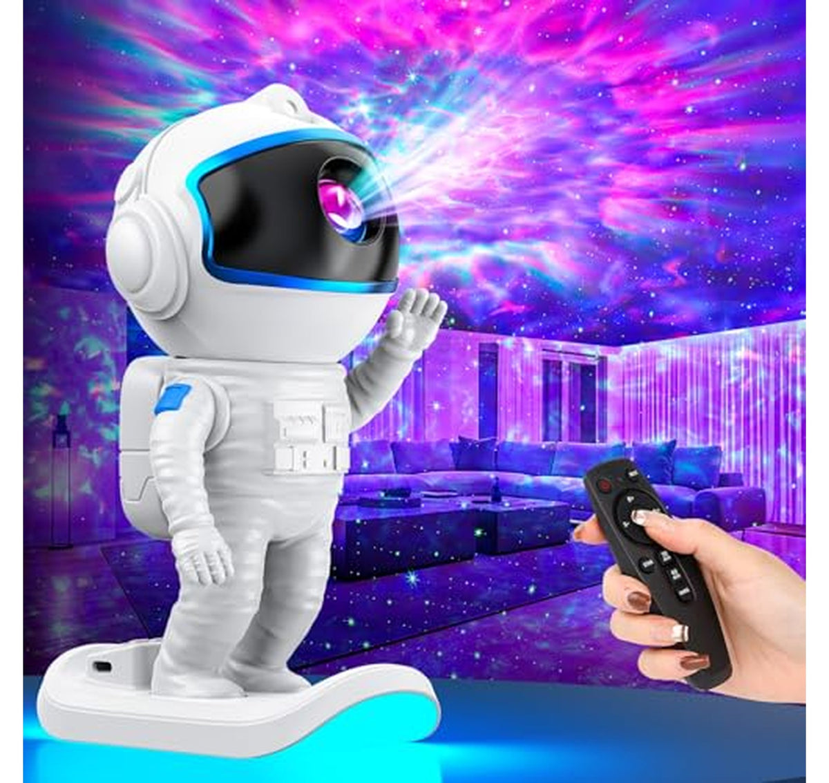 Astronaut Galaxy Star Projector Night Light