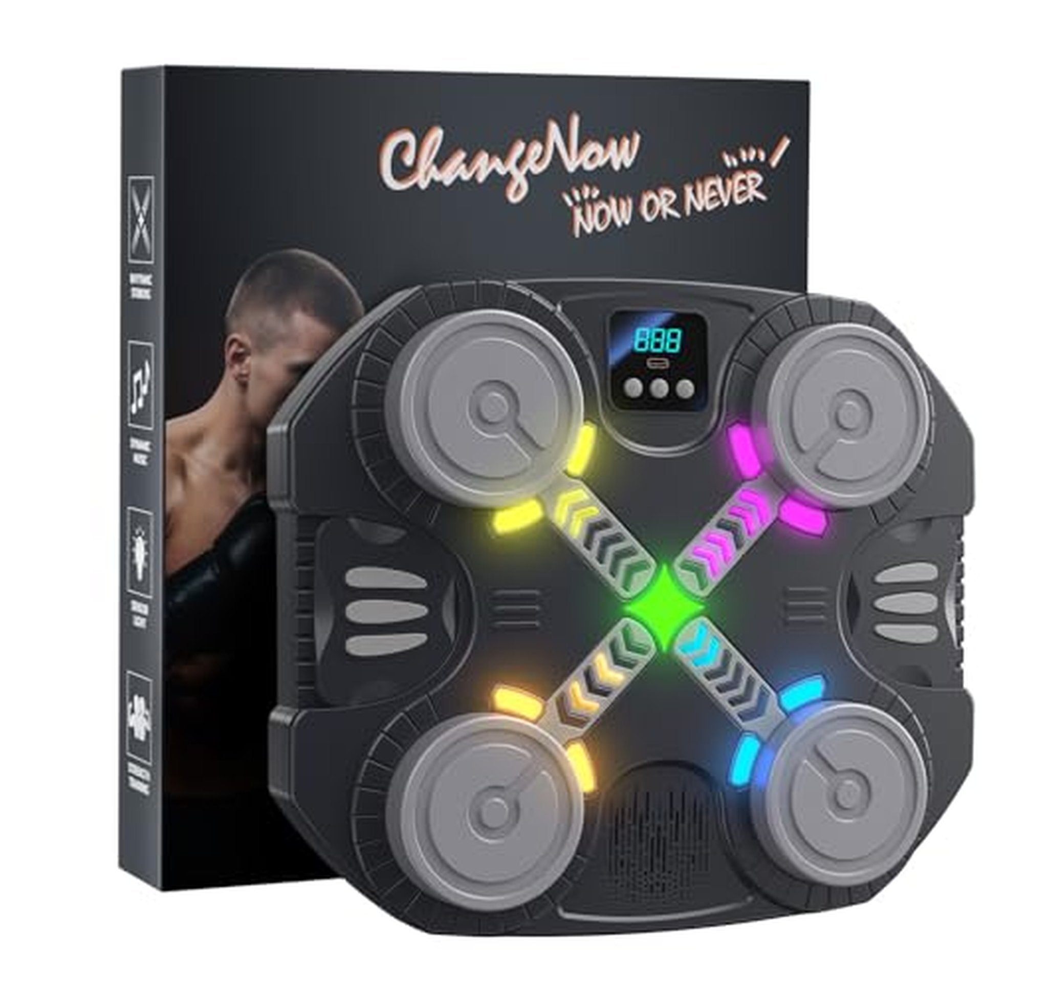 Interactive Music Boxing Training Machine with Lights