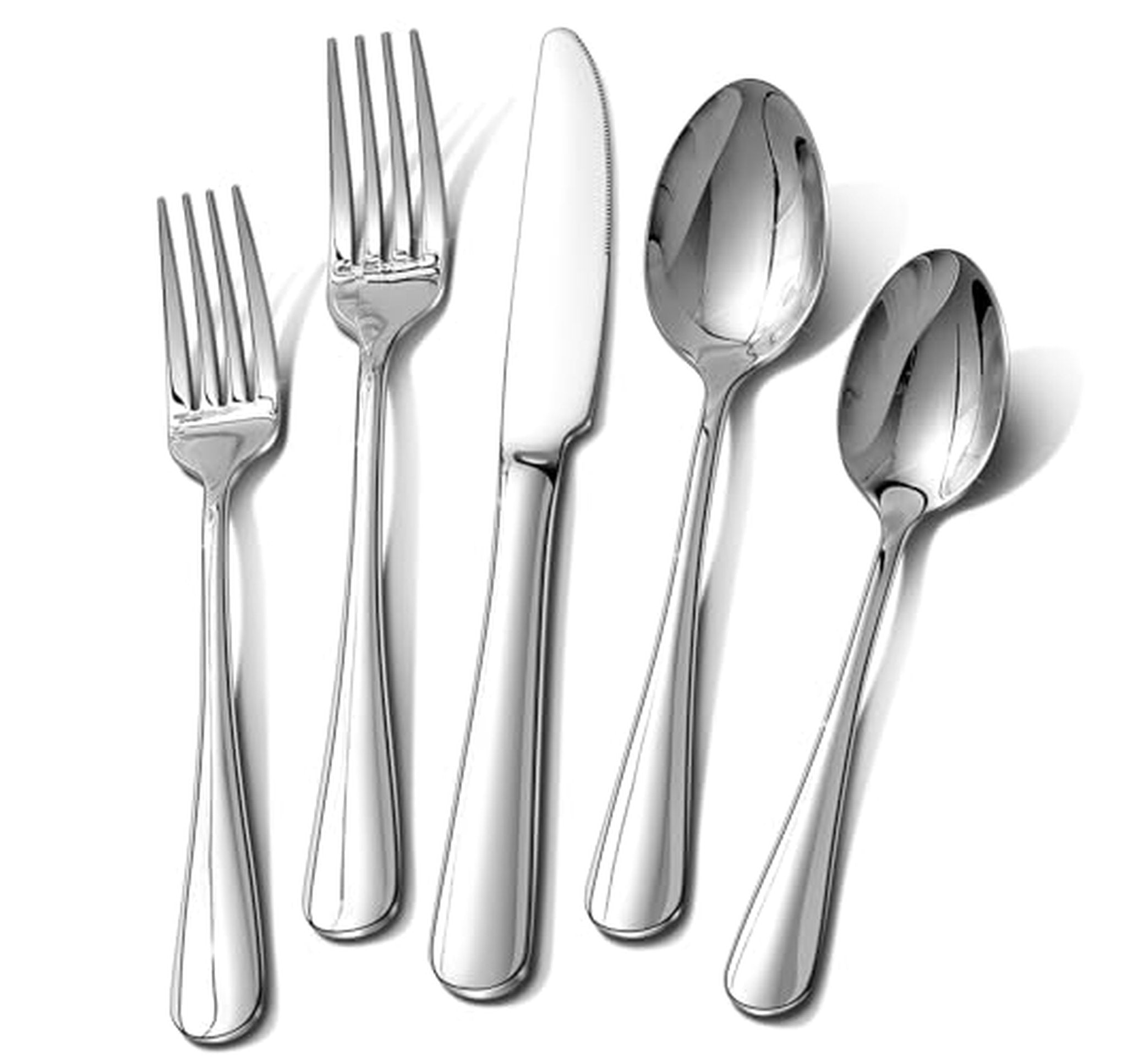 30-Piece Stainless Steel Silverware Flatware Set for 6