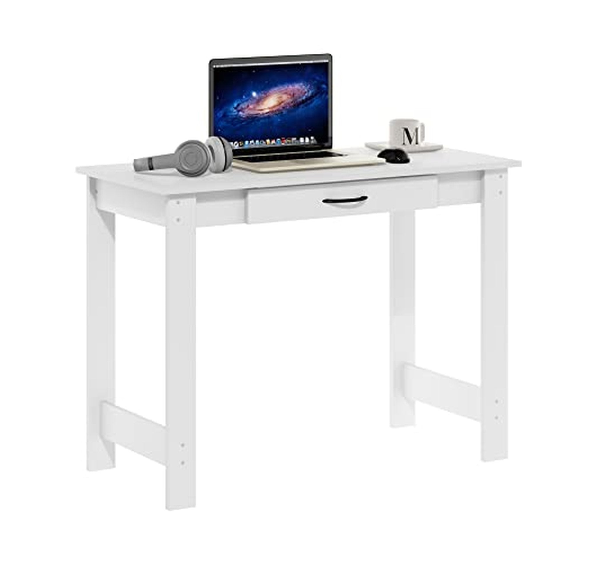 Furinno Jaya Compact Writing Desk with Drawer