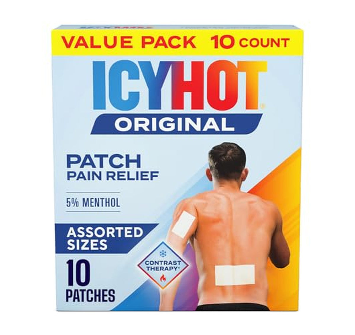 10 Count Icy Hot Pain Relief Patch Variety Pack