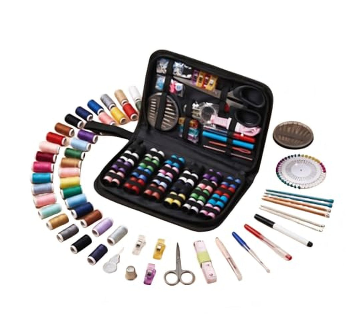 160 Piece Stainless Steel Hand Sewing Kit