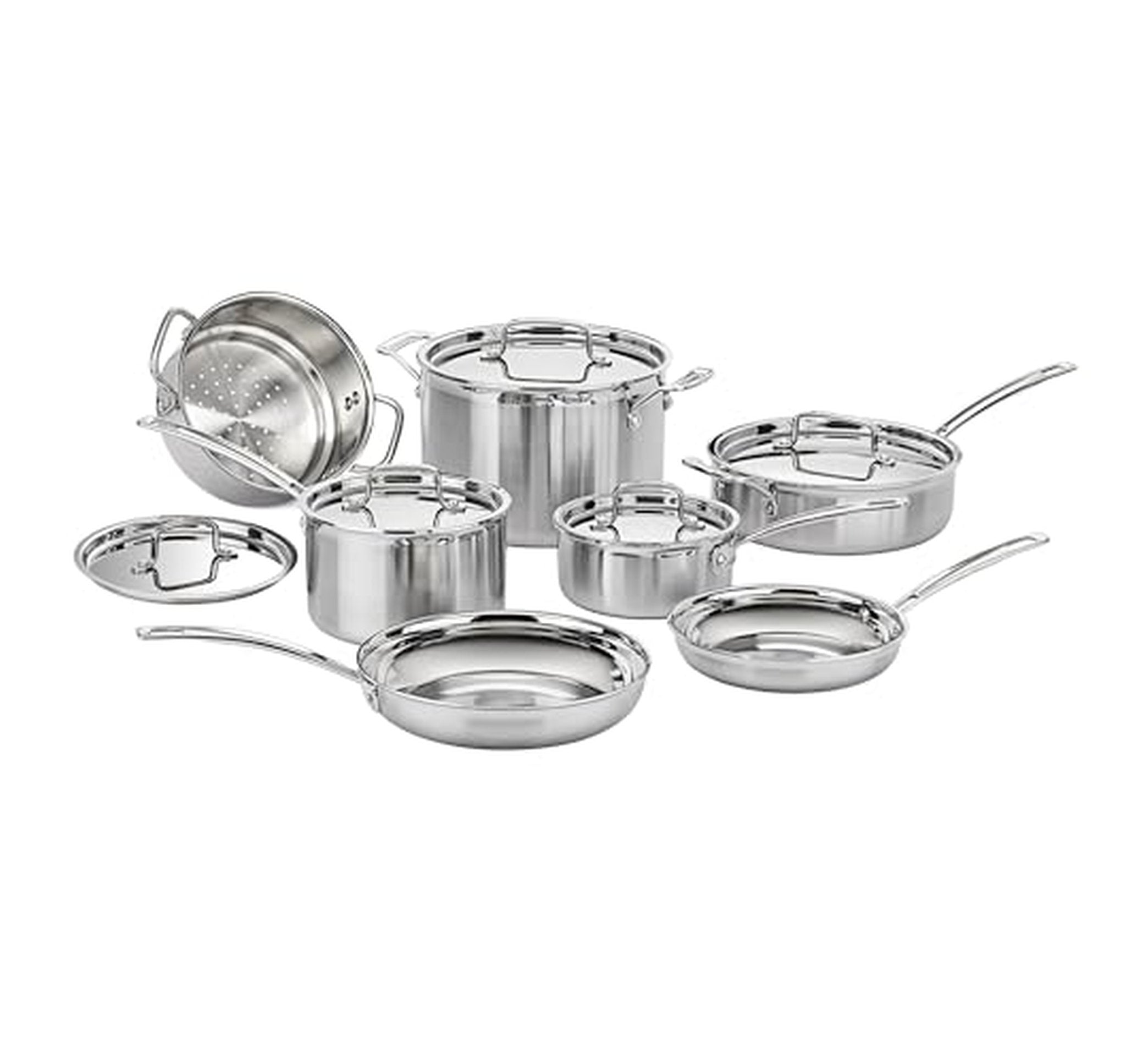 Cuisinart 12-Piece Stainless Steel Cookware Set