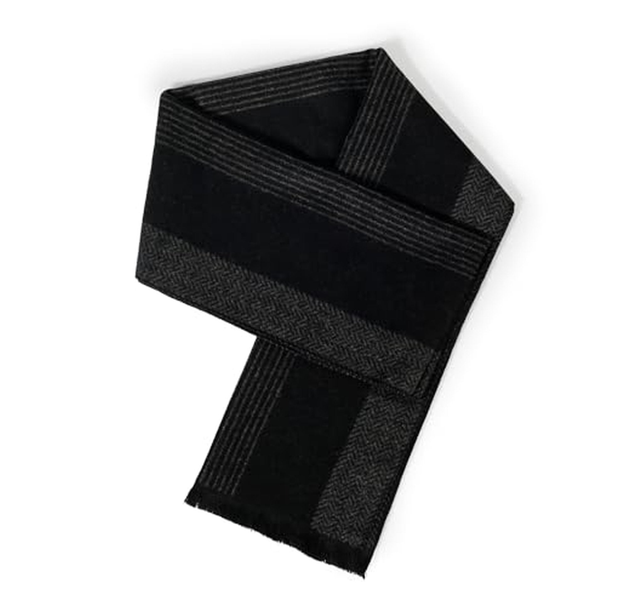 Plaid Cashmere Feel Winter Scarf for Men