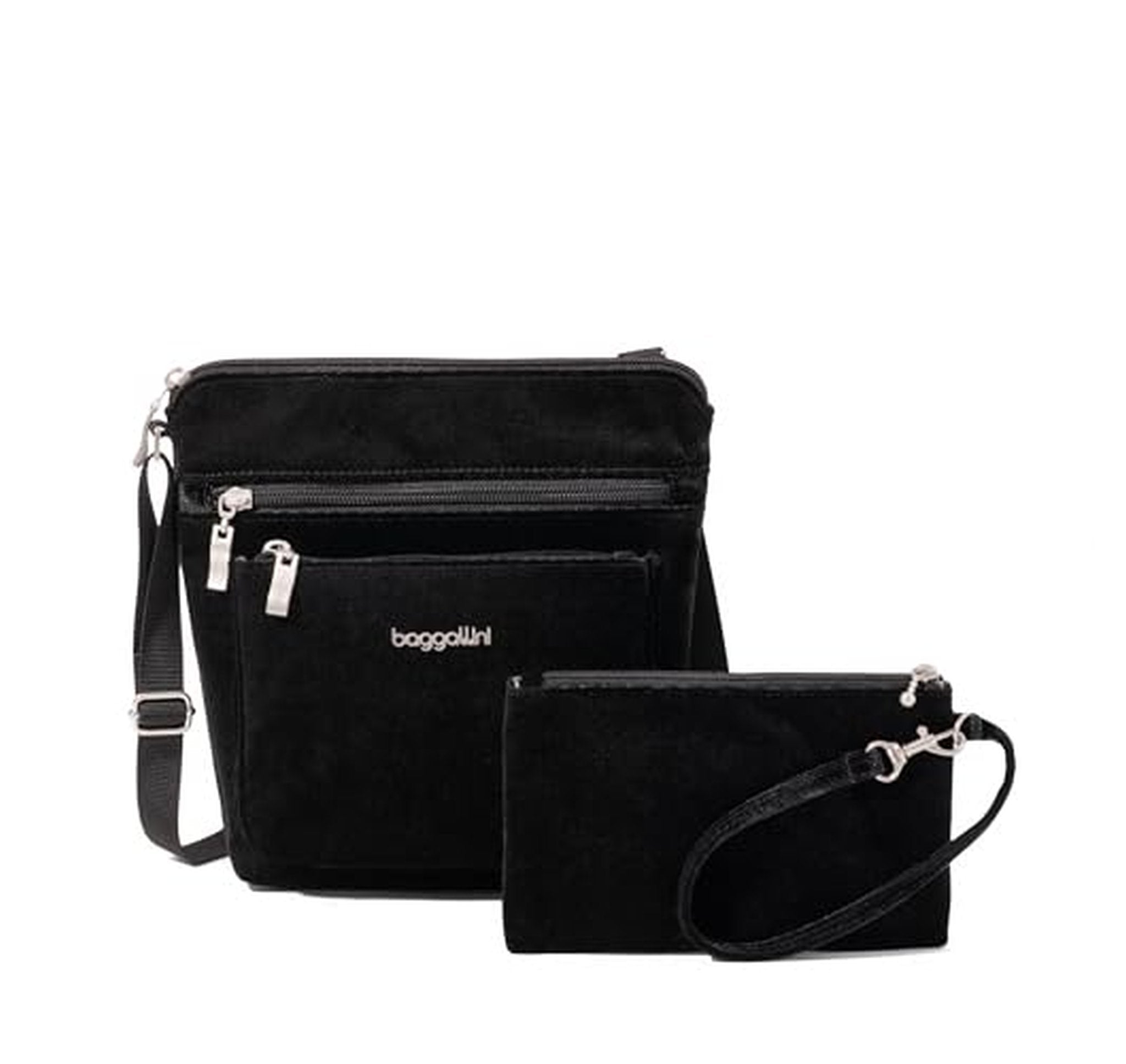 Baggallini Lightweight Water-Resistant Crossbody Bag with RFID