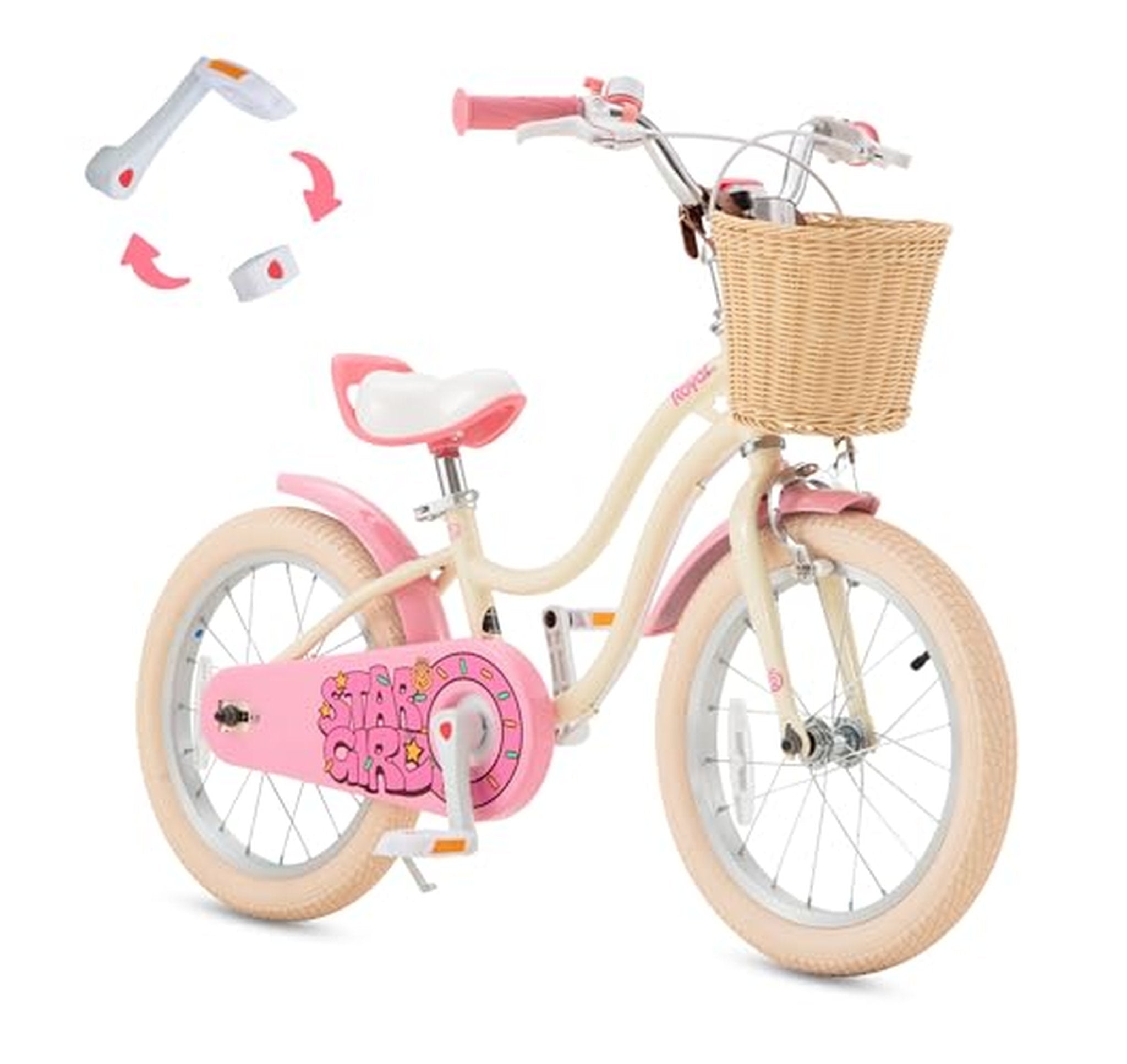 RoyalBaby 16-Inch Kids Bike with Basket