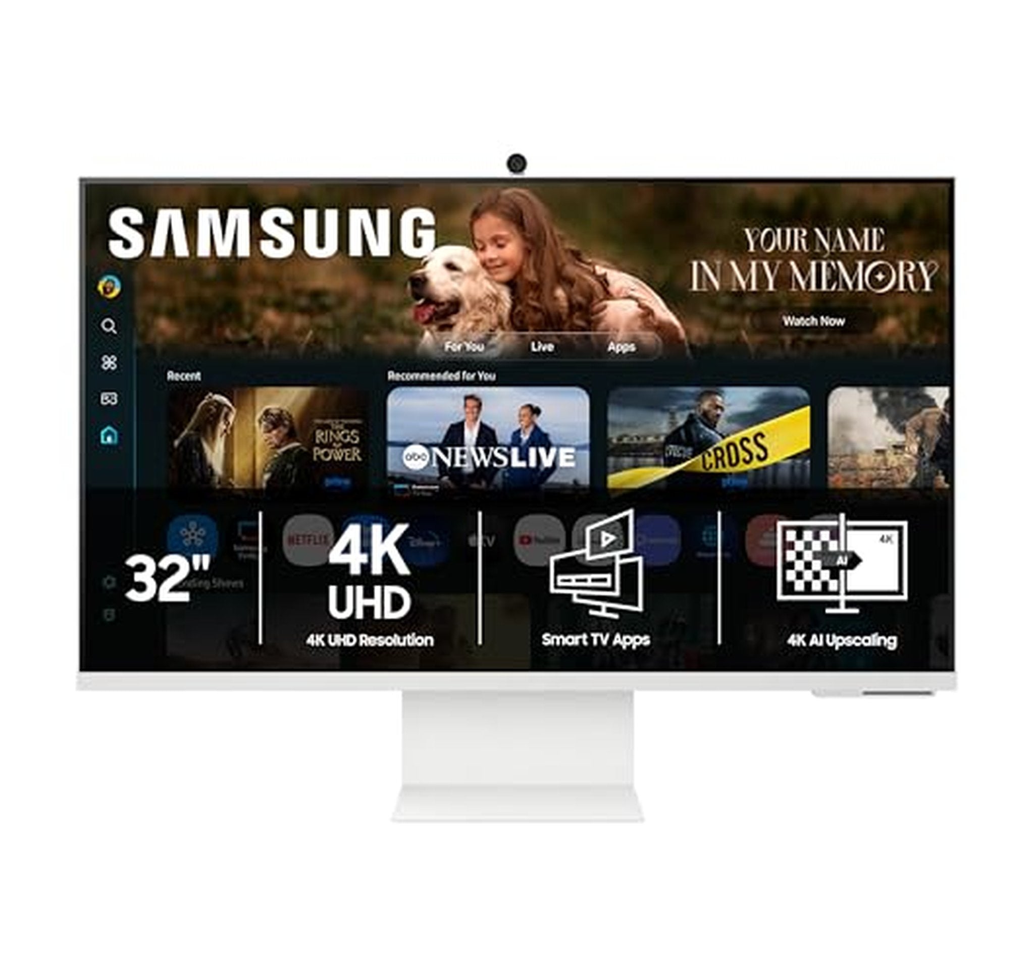 Samsung 32-Inch 4K Smart Monitor M8