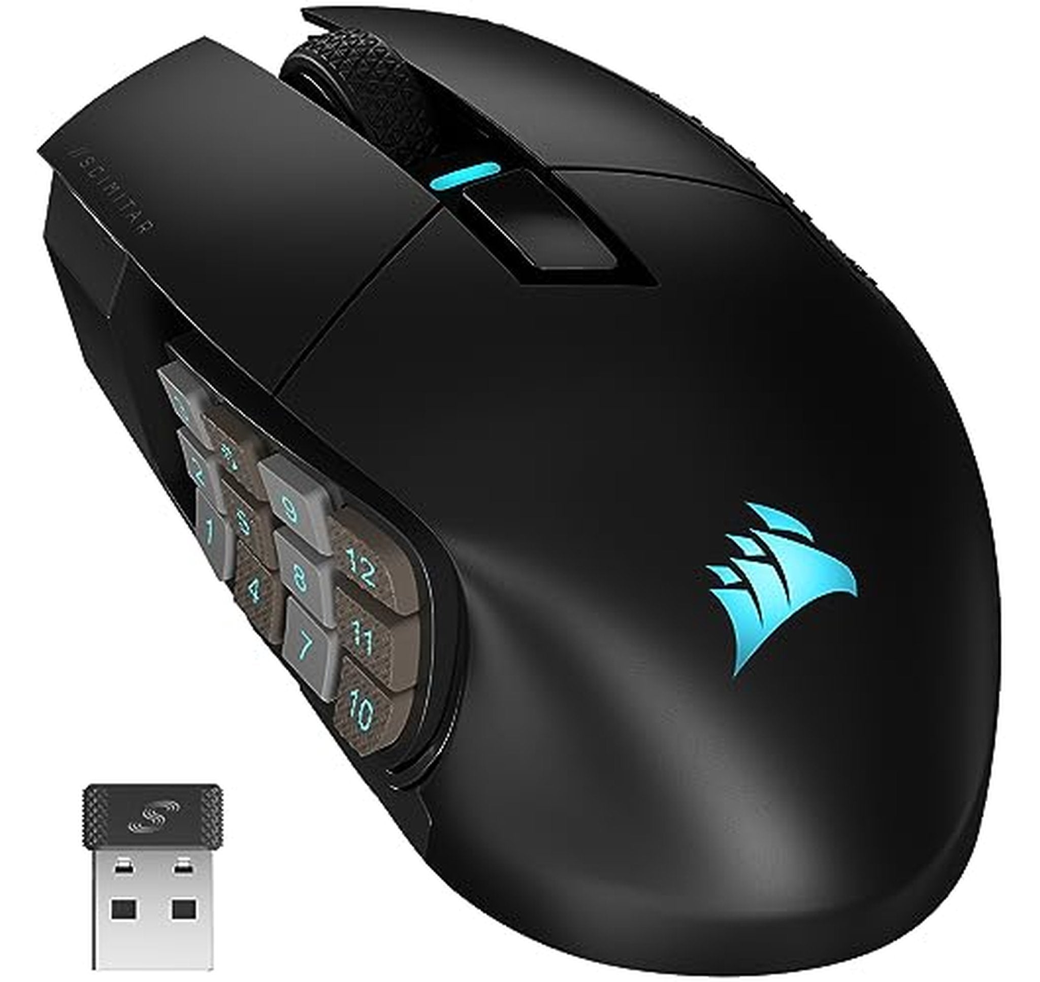 Corsair Wireless MMO Gaming Mouse 16 Button RGB