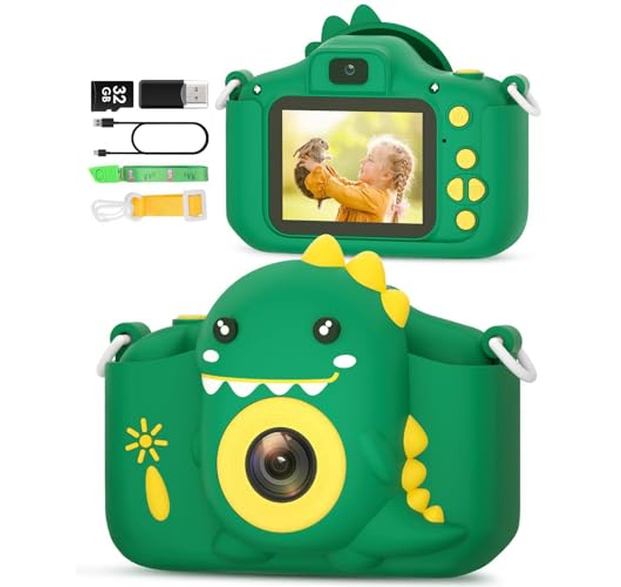 Kids Digital Selfie Camera with 32GB SD Card
