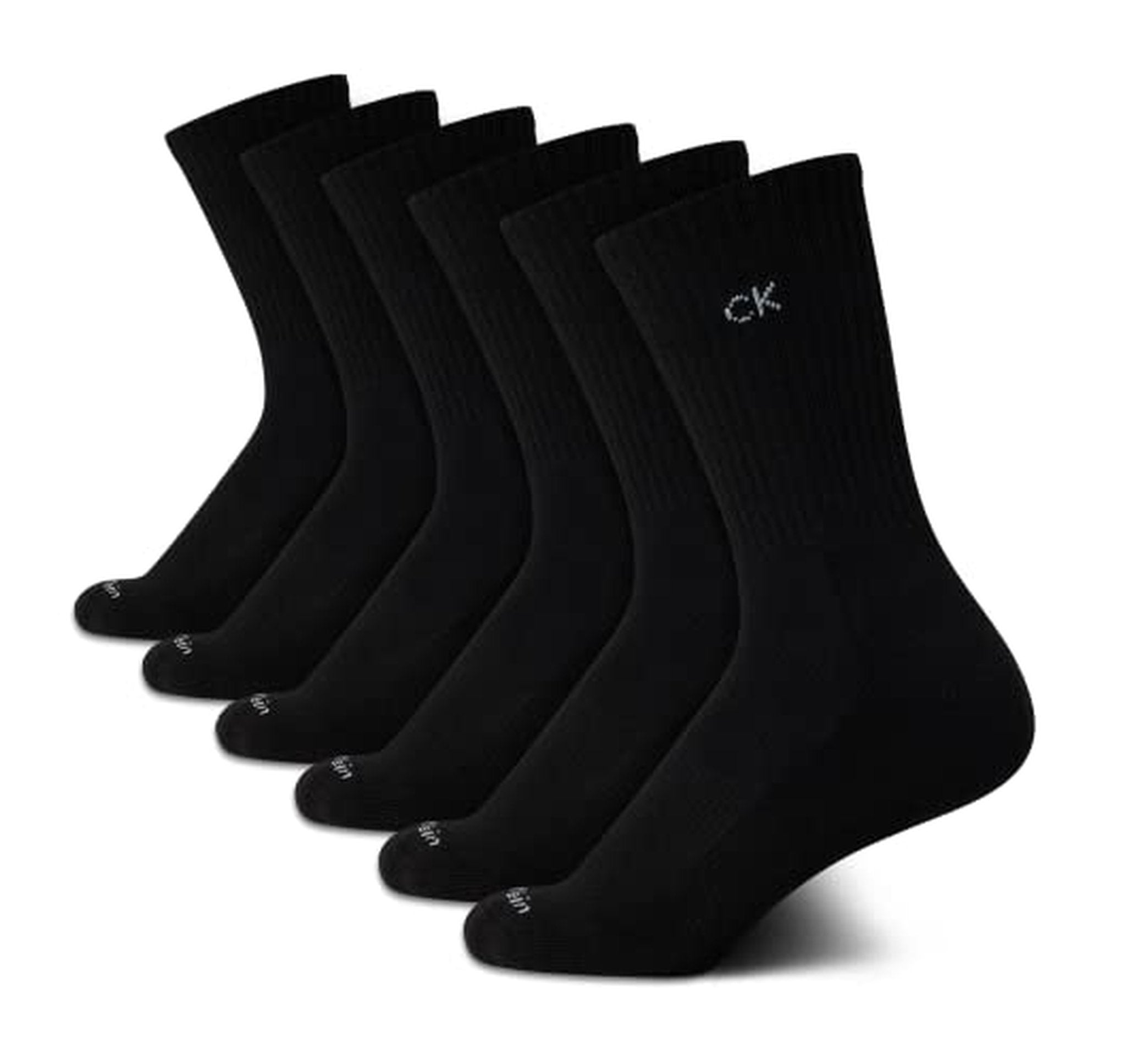 6 Pack Calvin Klein Cushioned Women’s Crew Socks