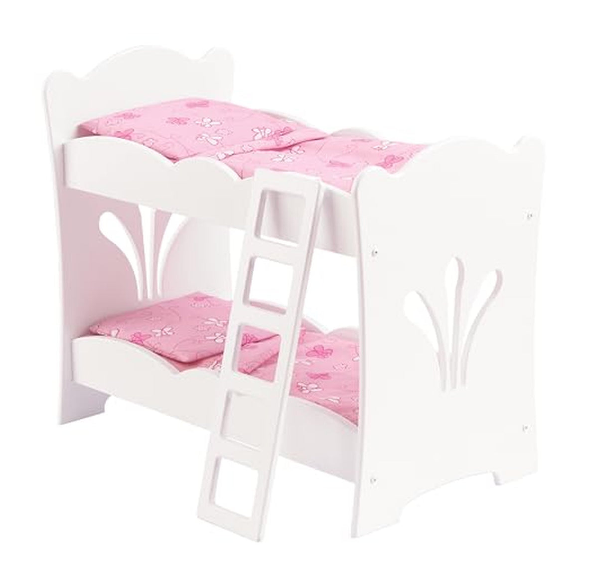 KidKraft Wooden Doll Bunk Bed with Bedding