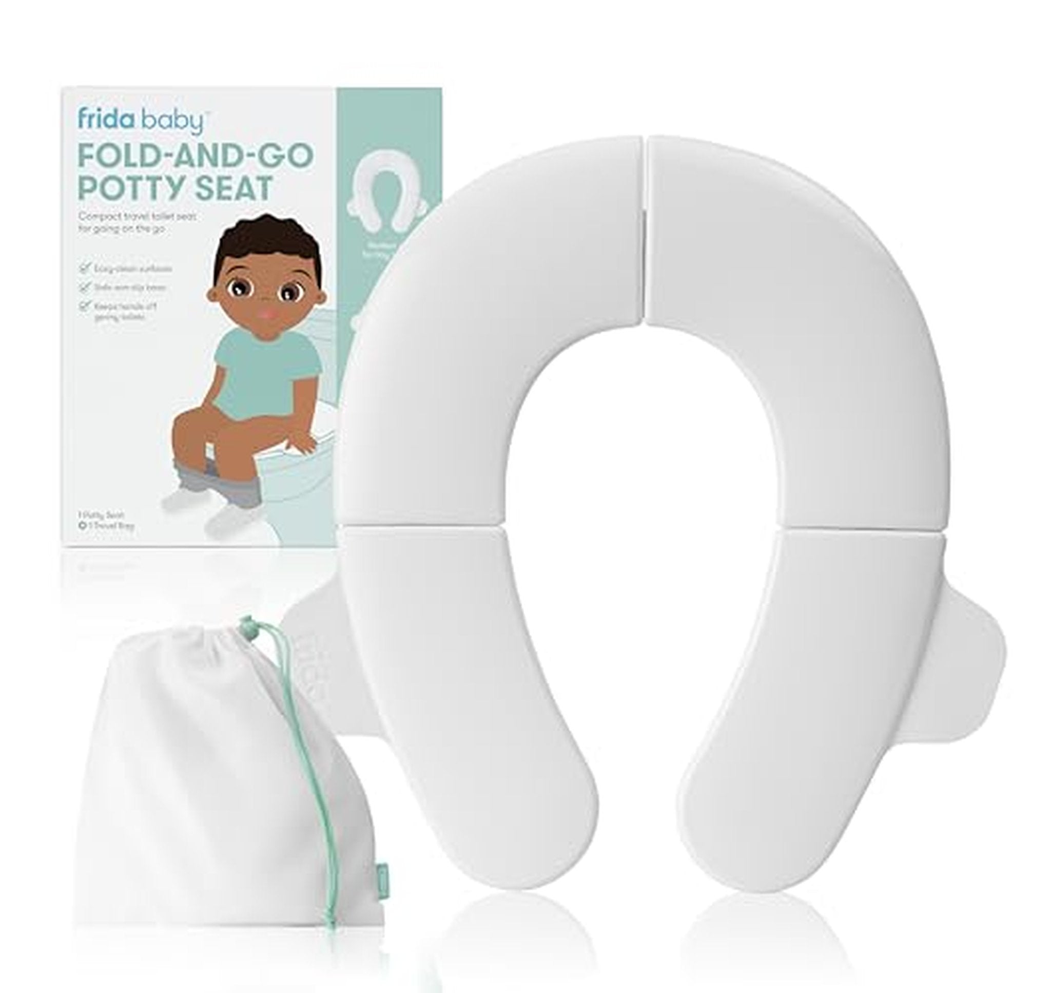 Frida Baby Foldable Non-Slip Toddler Travel Potty Seat