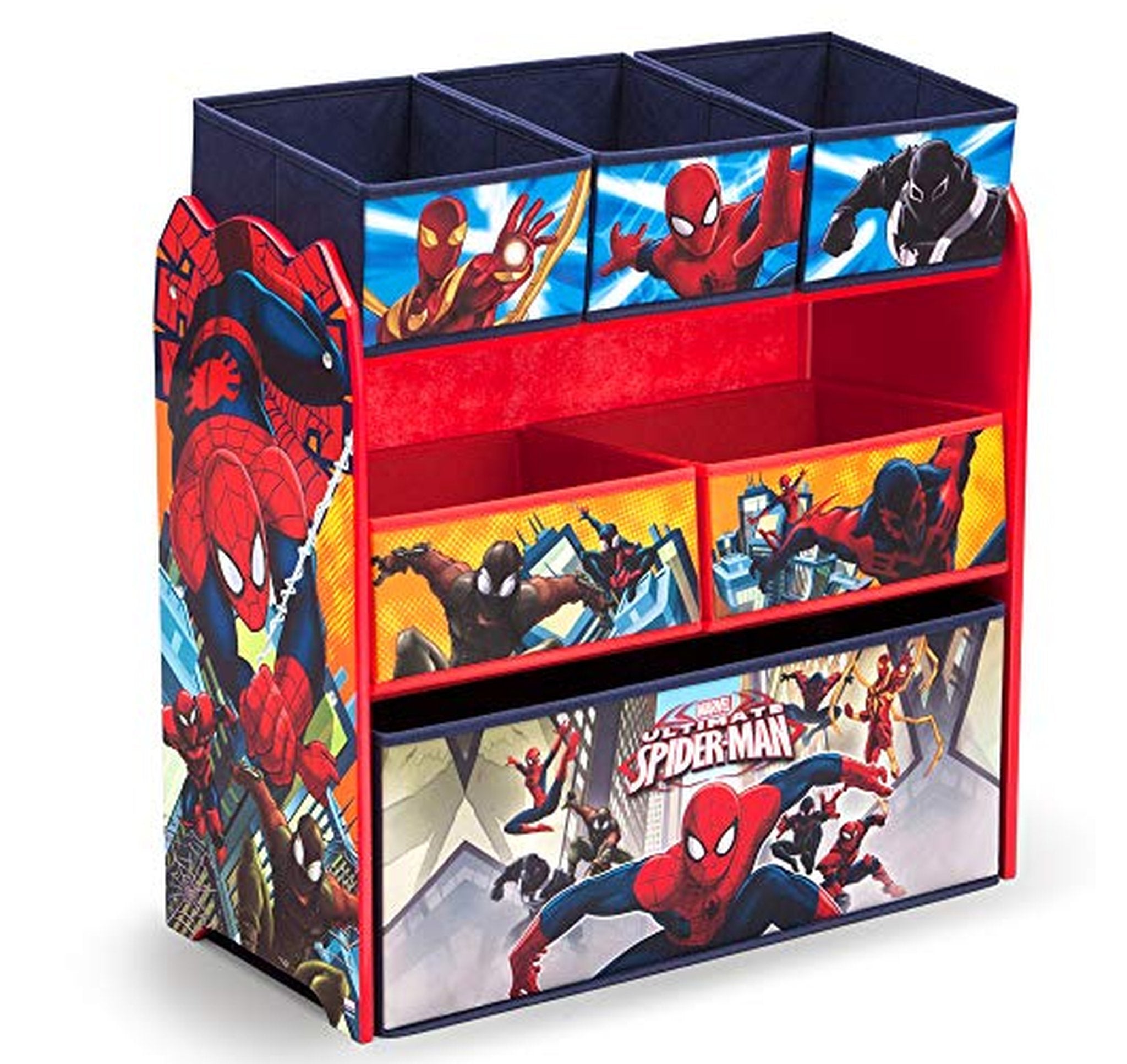 Delta Children Marvel Spider-Man Multi-Bin Toy Organizer