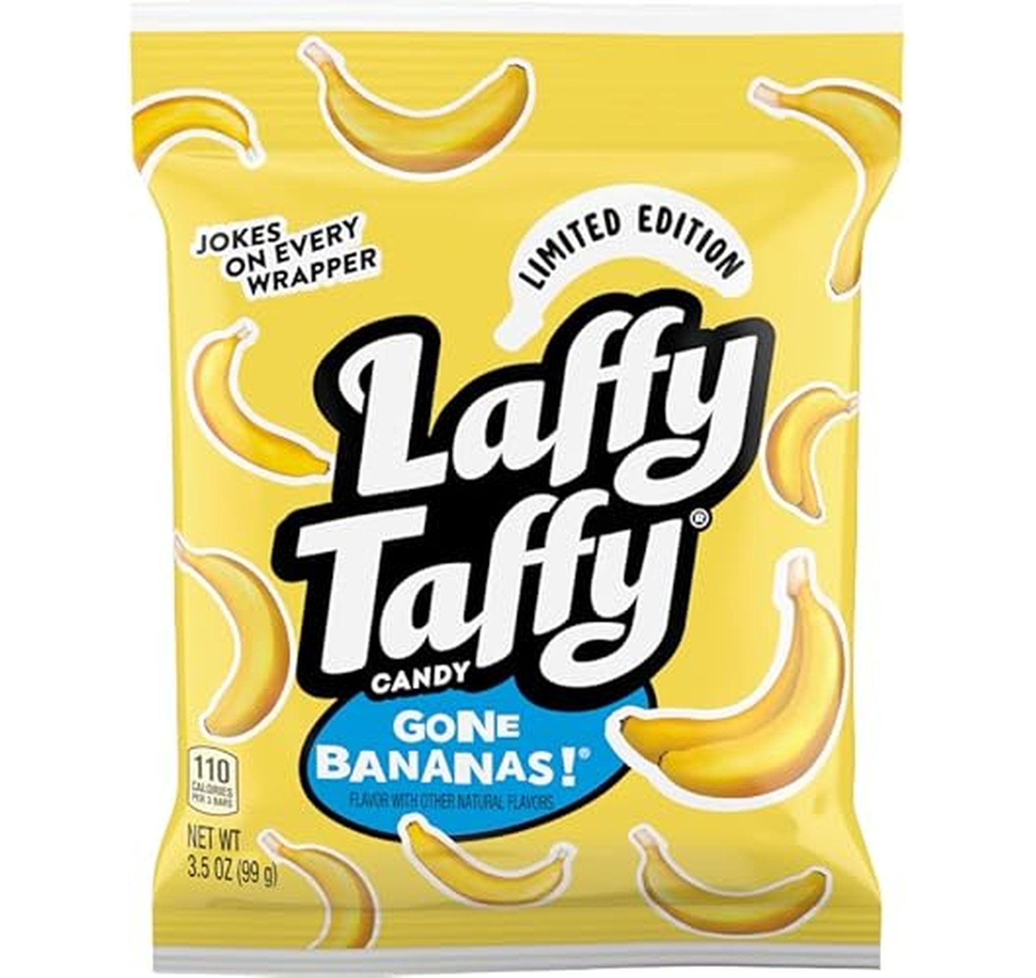 Laffy Taffy Banana Mini Bar Chewy Candy Bag