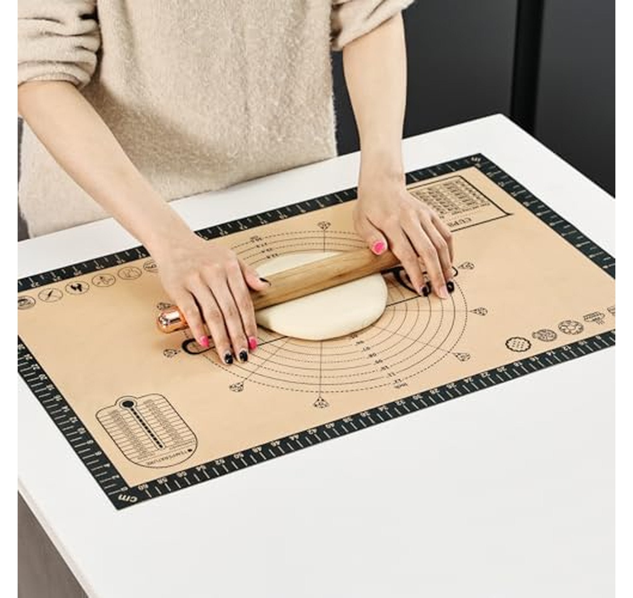 Extra Large Non-Slip Silicone Pastry Baking Mat