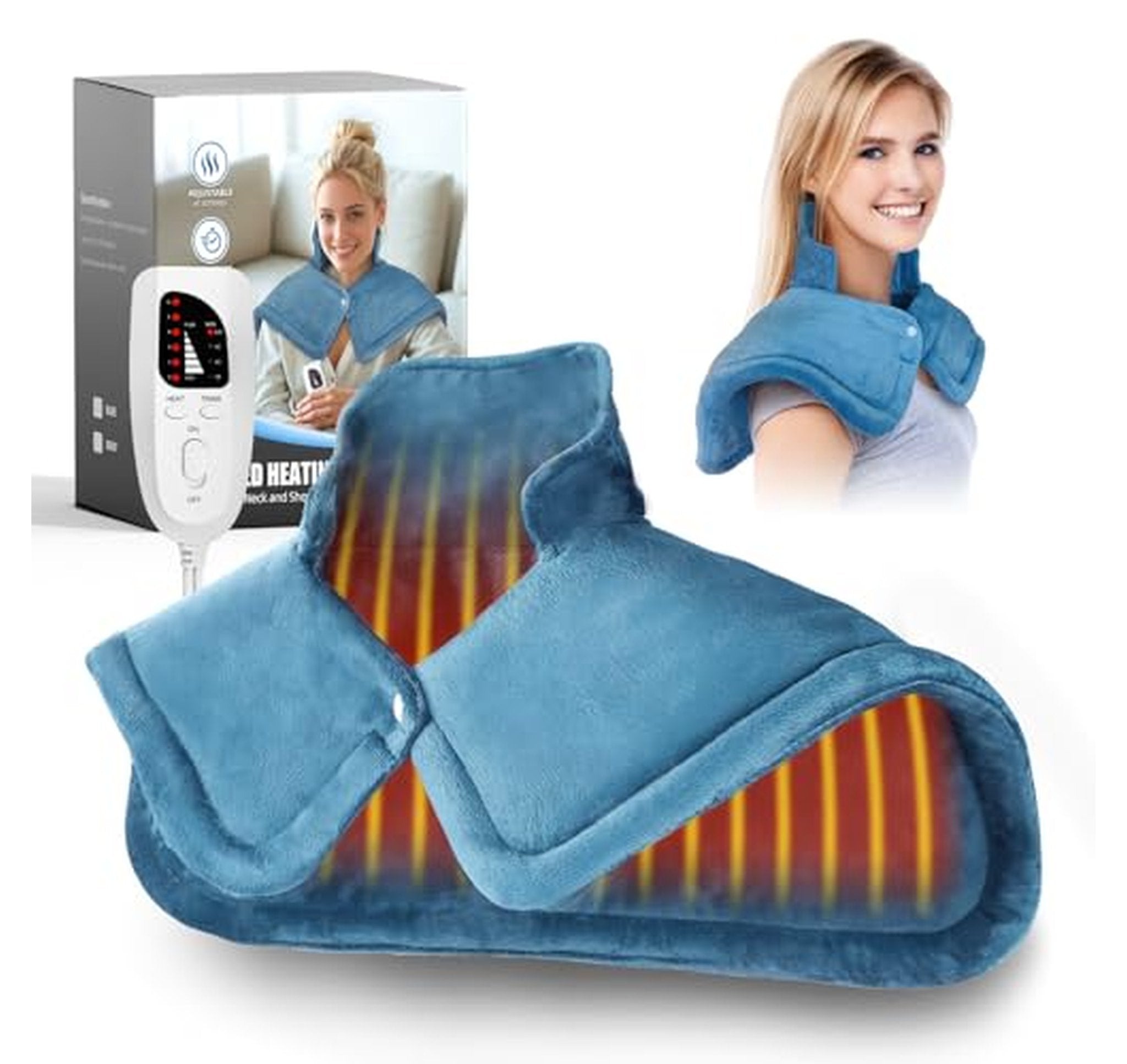 Weighted Electric Heating Pad for Neck and Shoulders