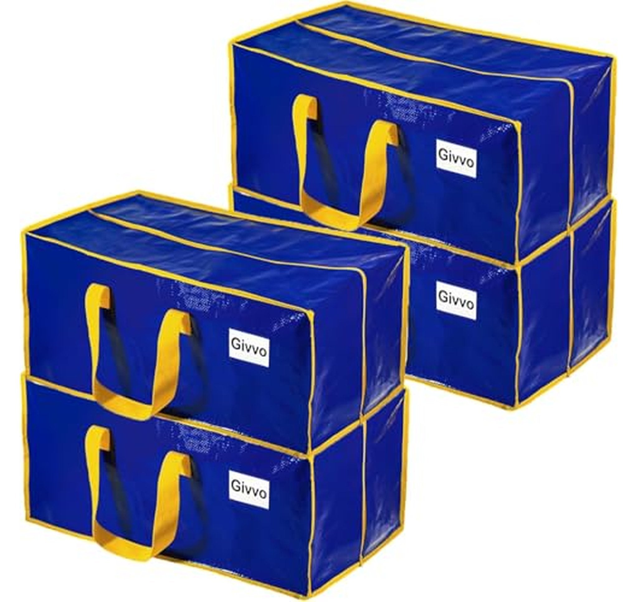 4 Pack Heavy Duty Extra Large Moving Storage Bags