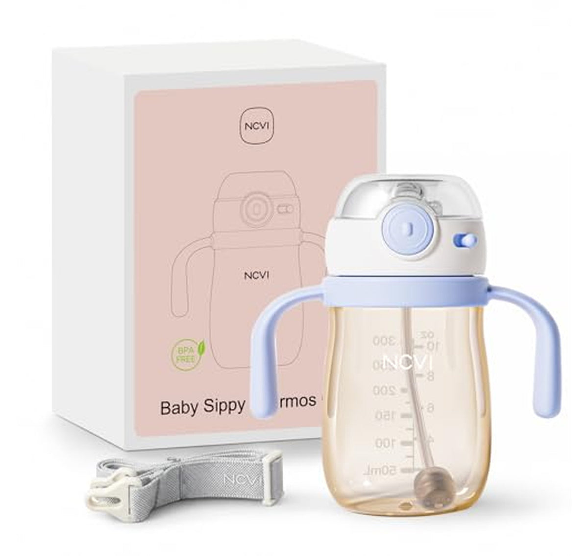 Spill-Proof PPSU Baby Straw Sippy Cup