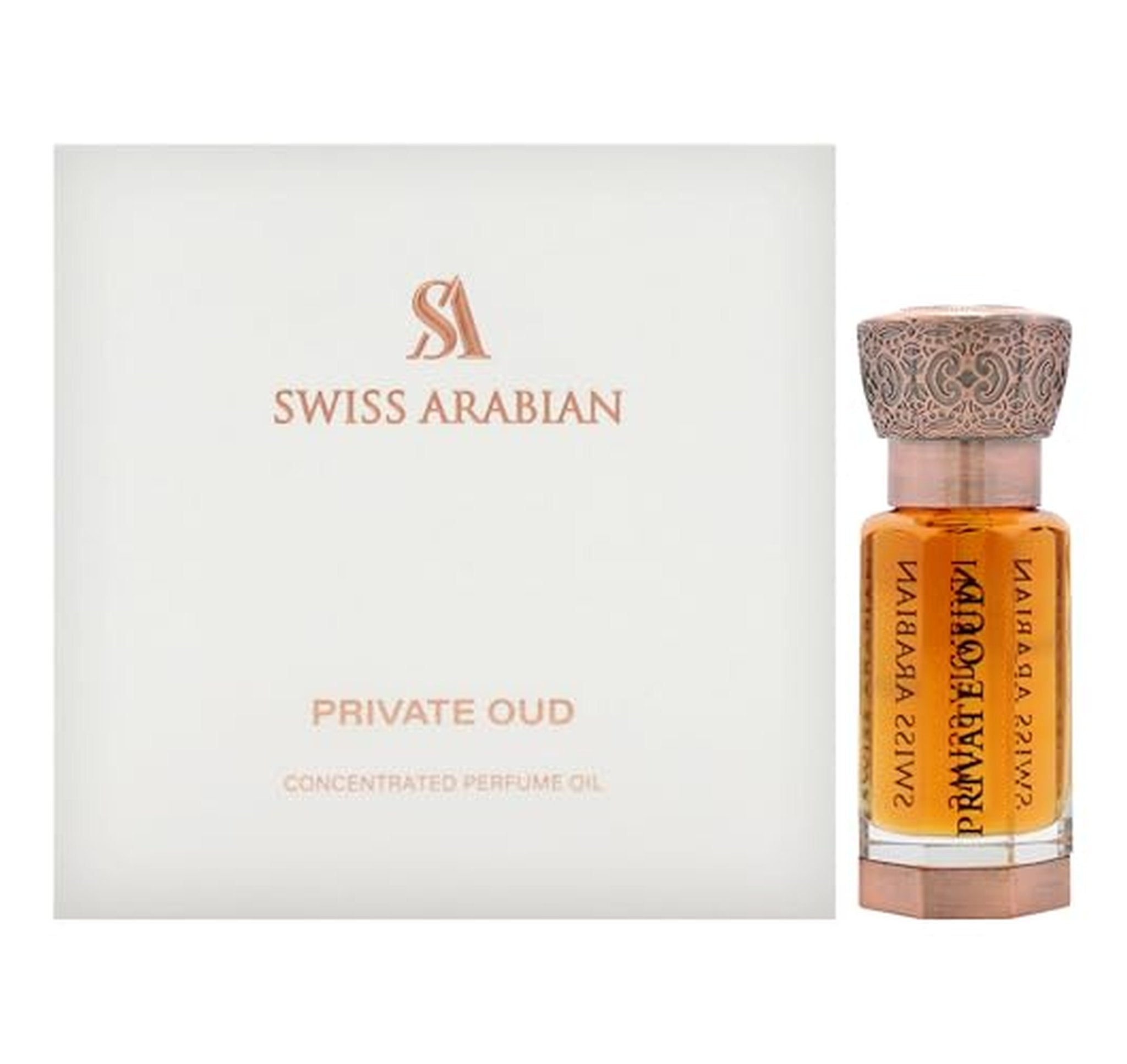 Swiss Arabian Private Oud Long Lasting Perfume Oil 0.4oz
