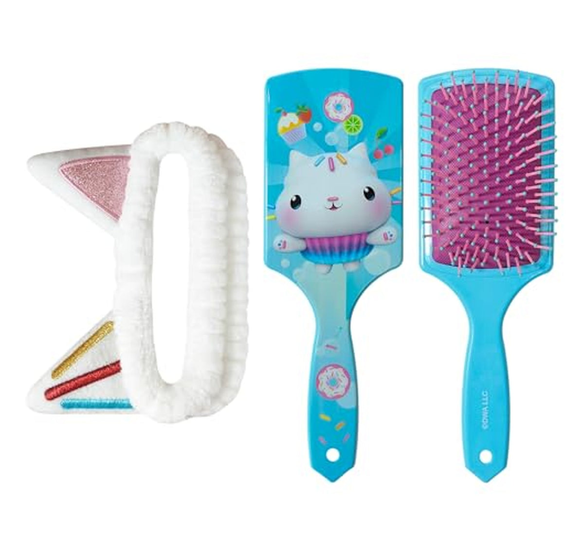 Gabby’s Dollhouse Kids Detangling Hair Brush and Headband