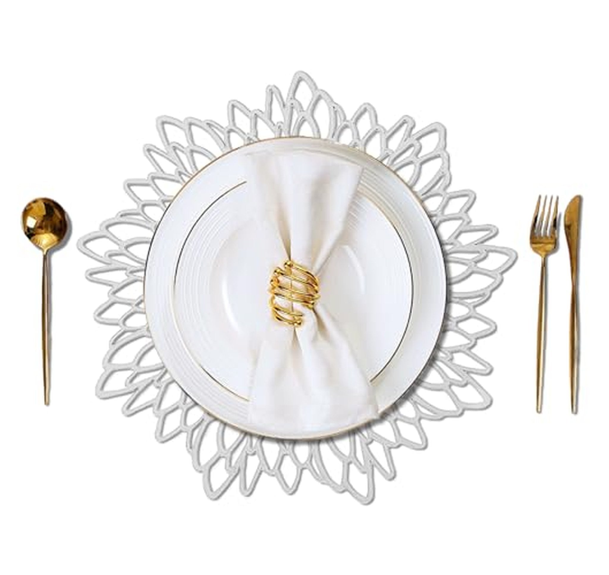 12 Pack Round Vinyl Placemats Plate Chargers