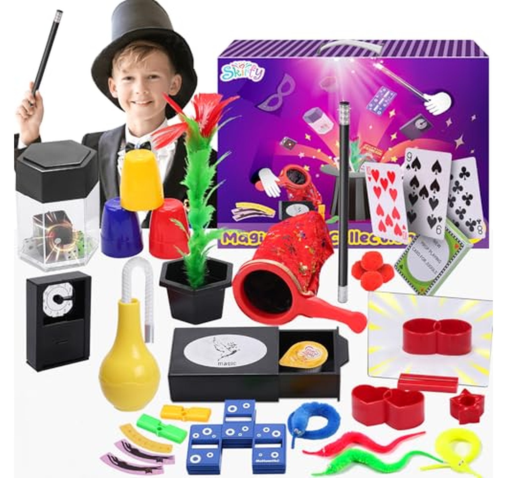 75 Trick Kids Magic Kit with Props