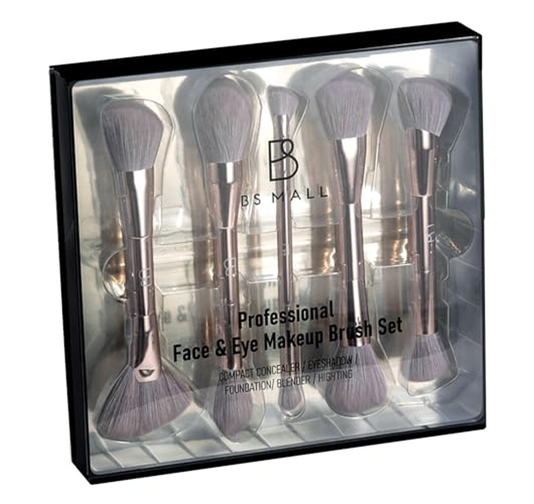 Dual End Eyeshadow Concealer Highlighting Makeup Brush Set