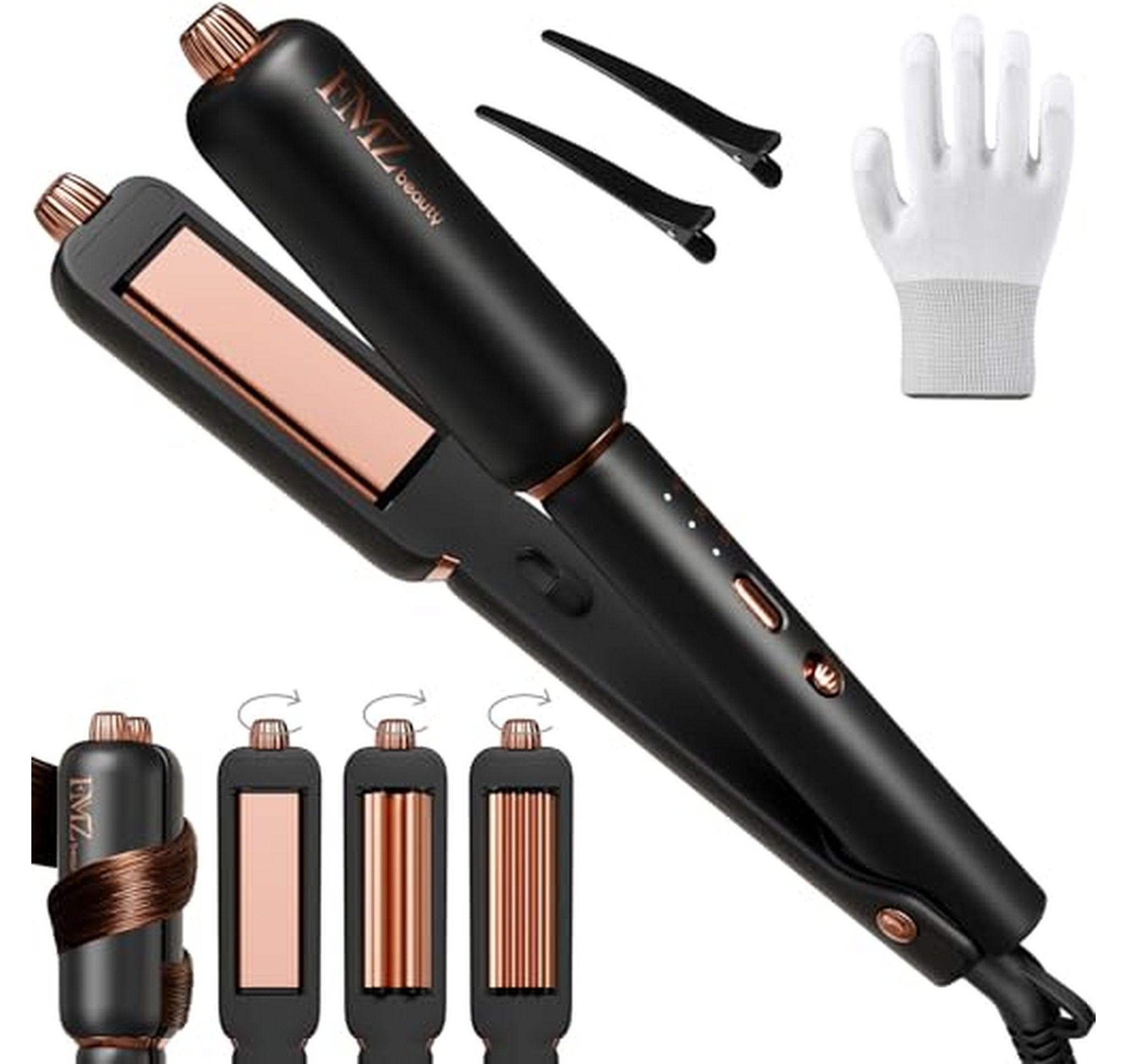 Titanium Ceramic 4-in-1 Hair Straightener Iron