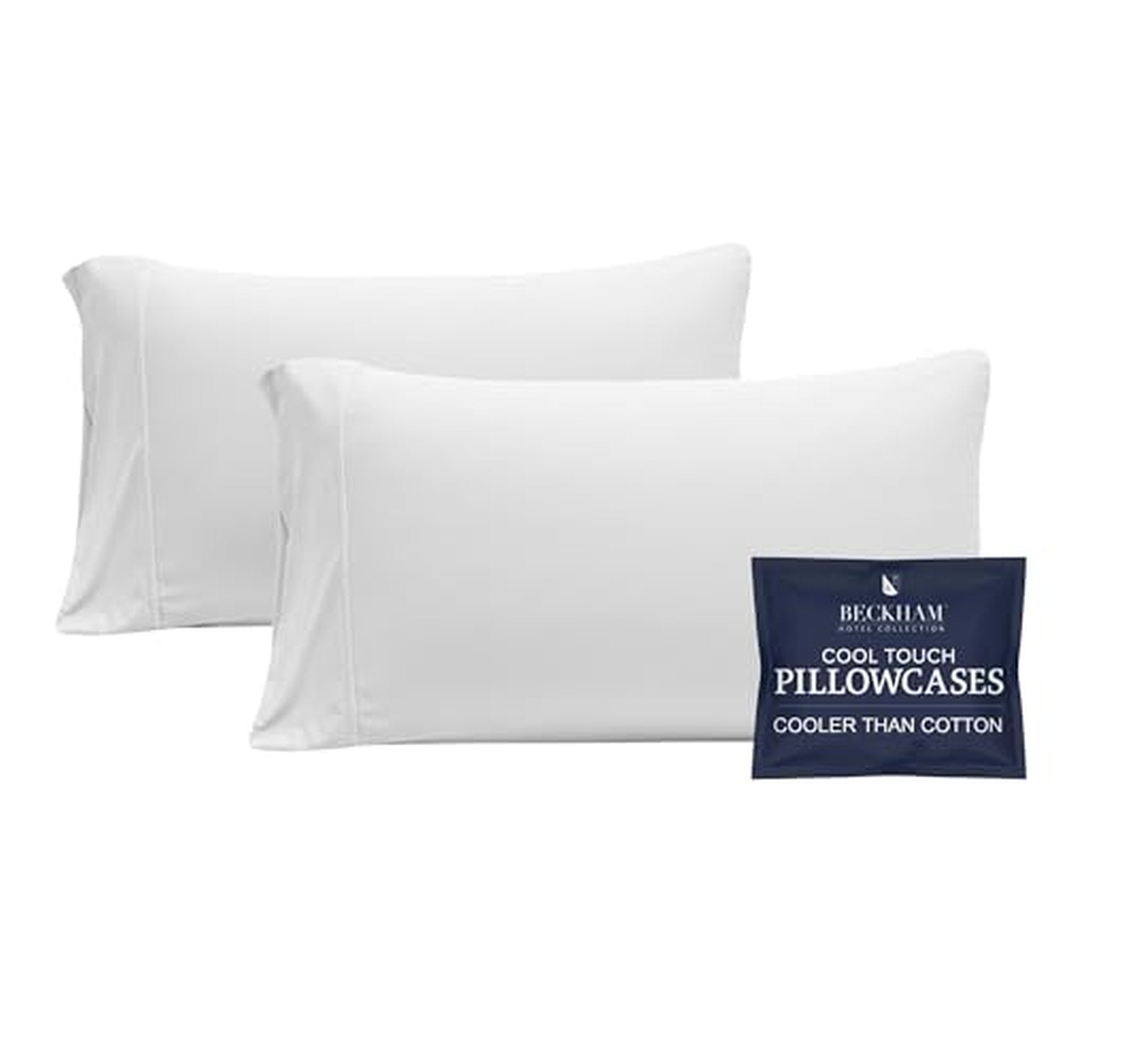 2 Pack Beckham Hotel Cooling Standard/Queen Pillowcases