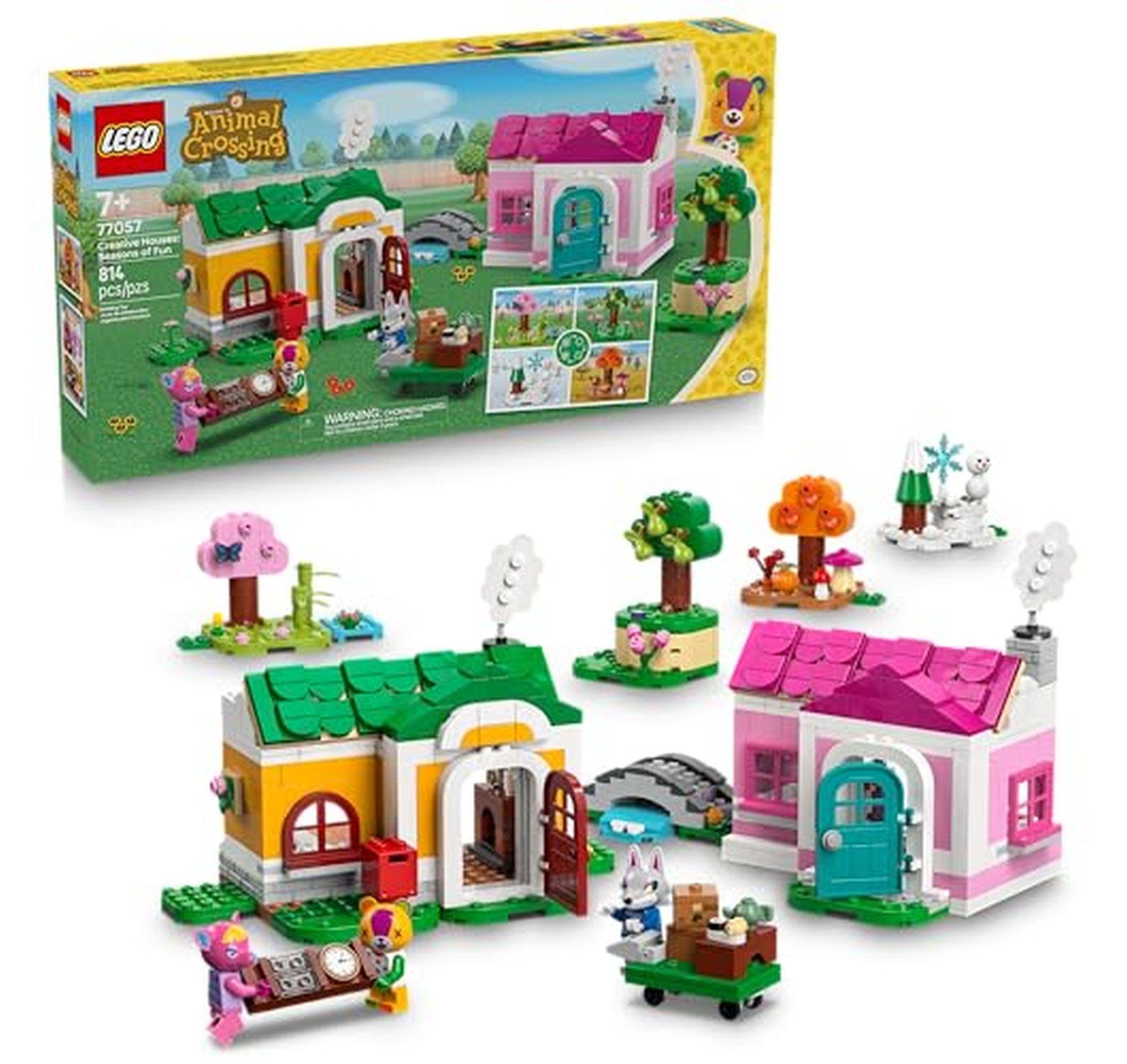 LEGO Animal Crossing Creative Houses Building Set
