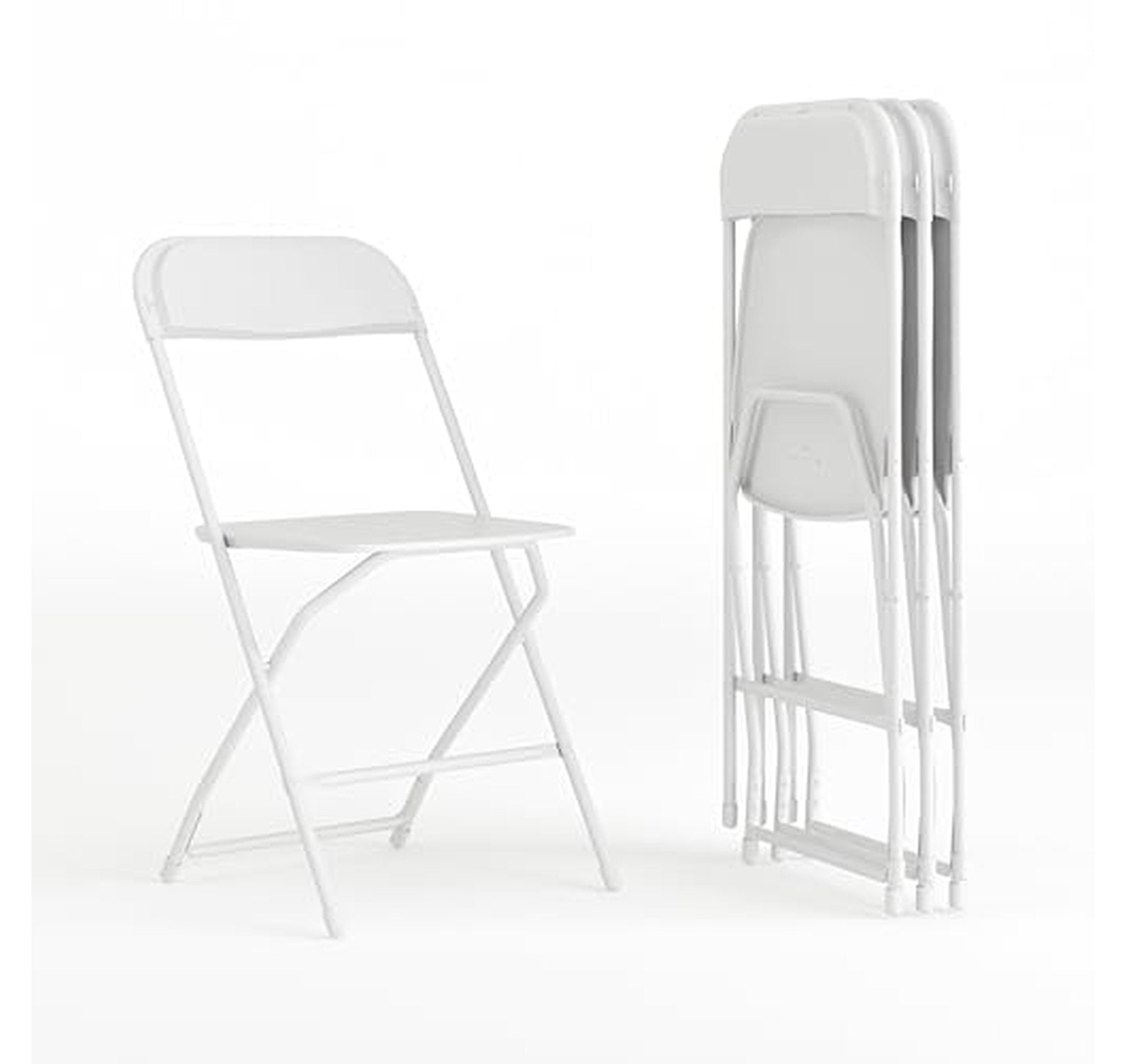 4 Pack Heavy Duty Plastic Folding Chairs