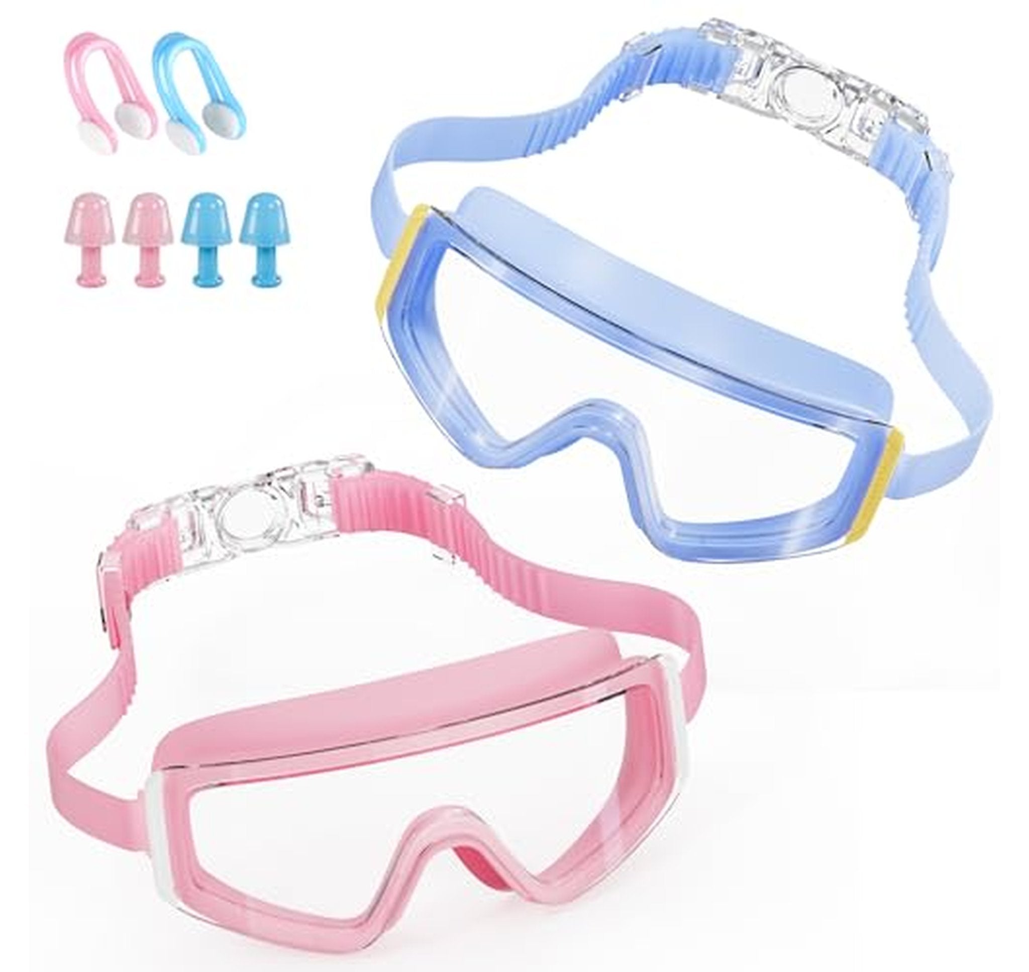 2 Pack Anti-Fog Kids Swim Goggles