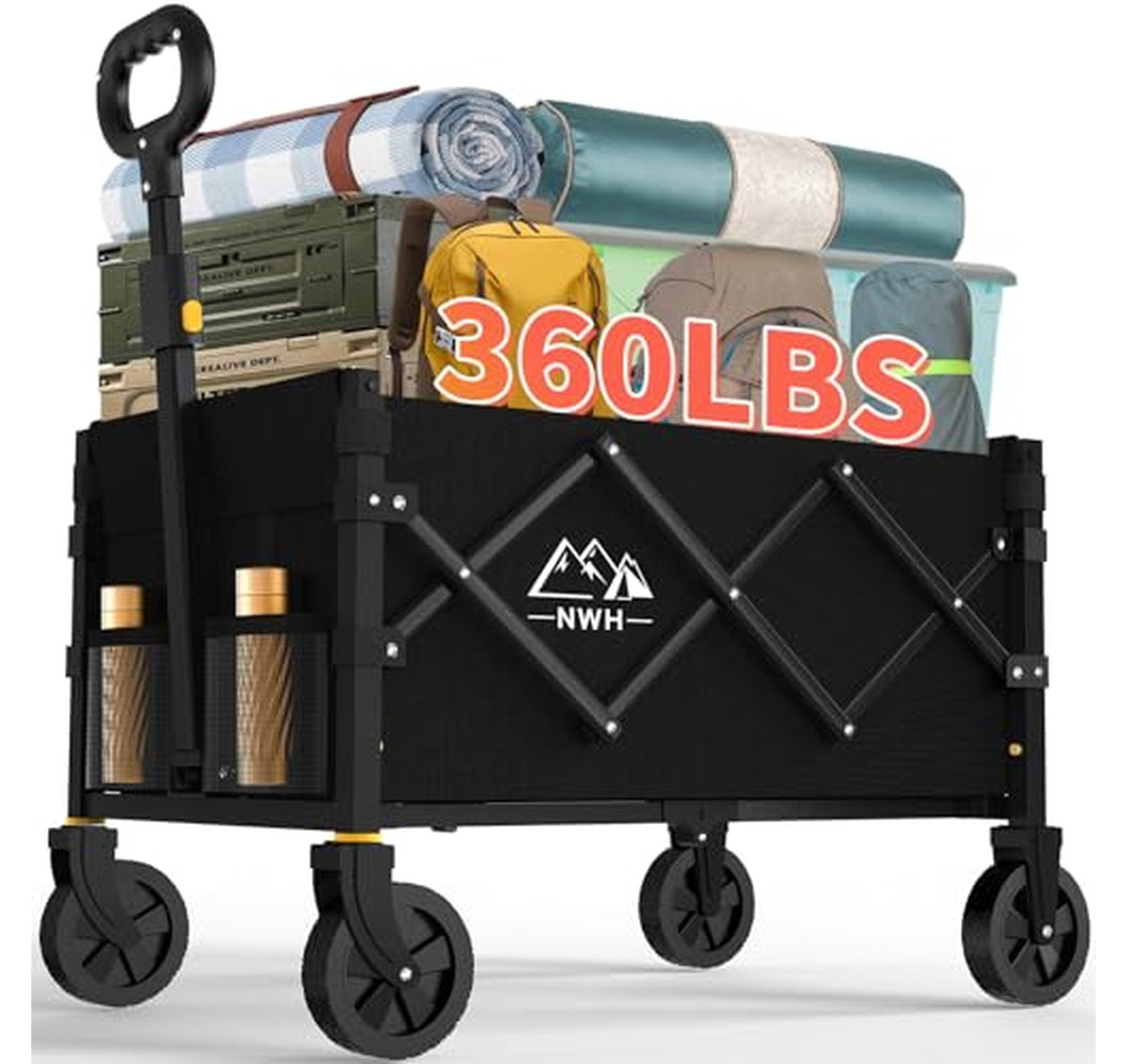 Heavy Duty Collapsible Folding Utility Wagon Cart