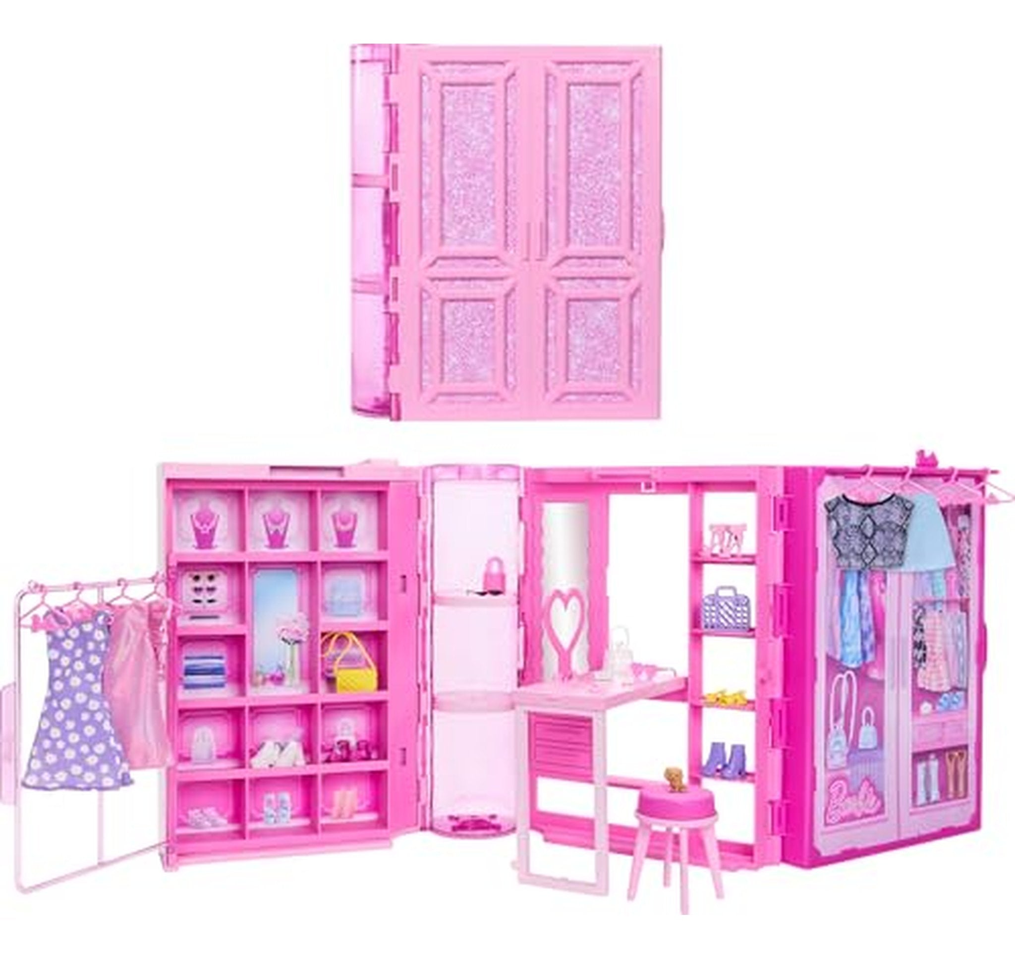 Barbie Dream Closet Fashion Doll Playset with Accessories