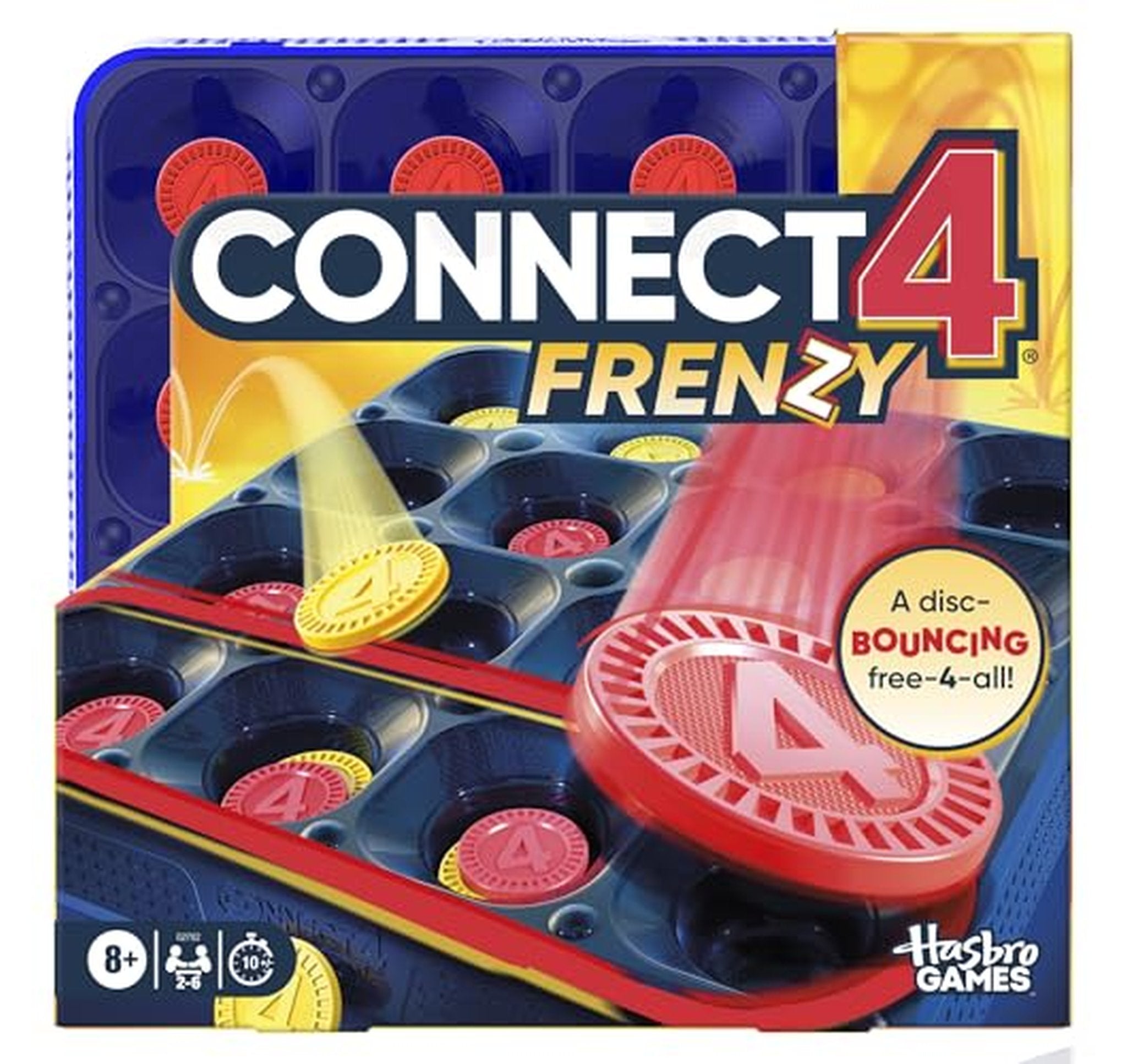Hasbro Gaming Connect 4 Frenzy Bounce Disc Game