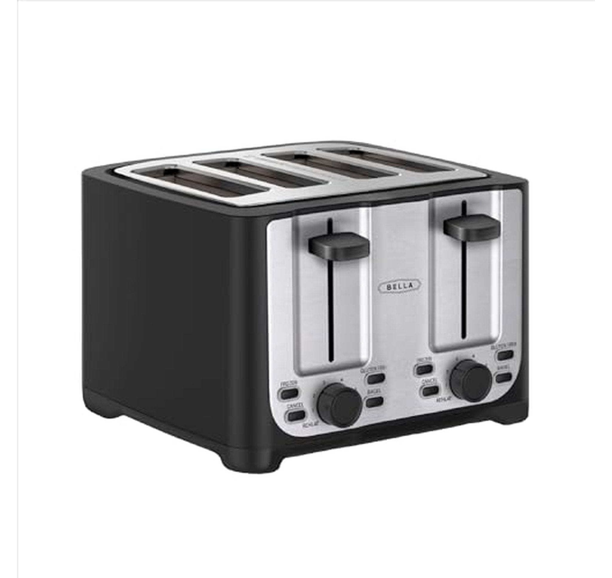 BELLA 4 Slice Toaster with Wide Slots