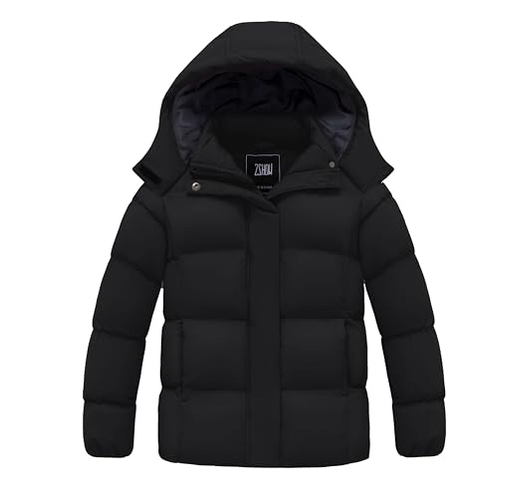 Girls' Hooded Lightweight Puffer Winter Jacket