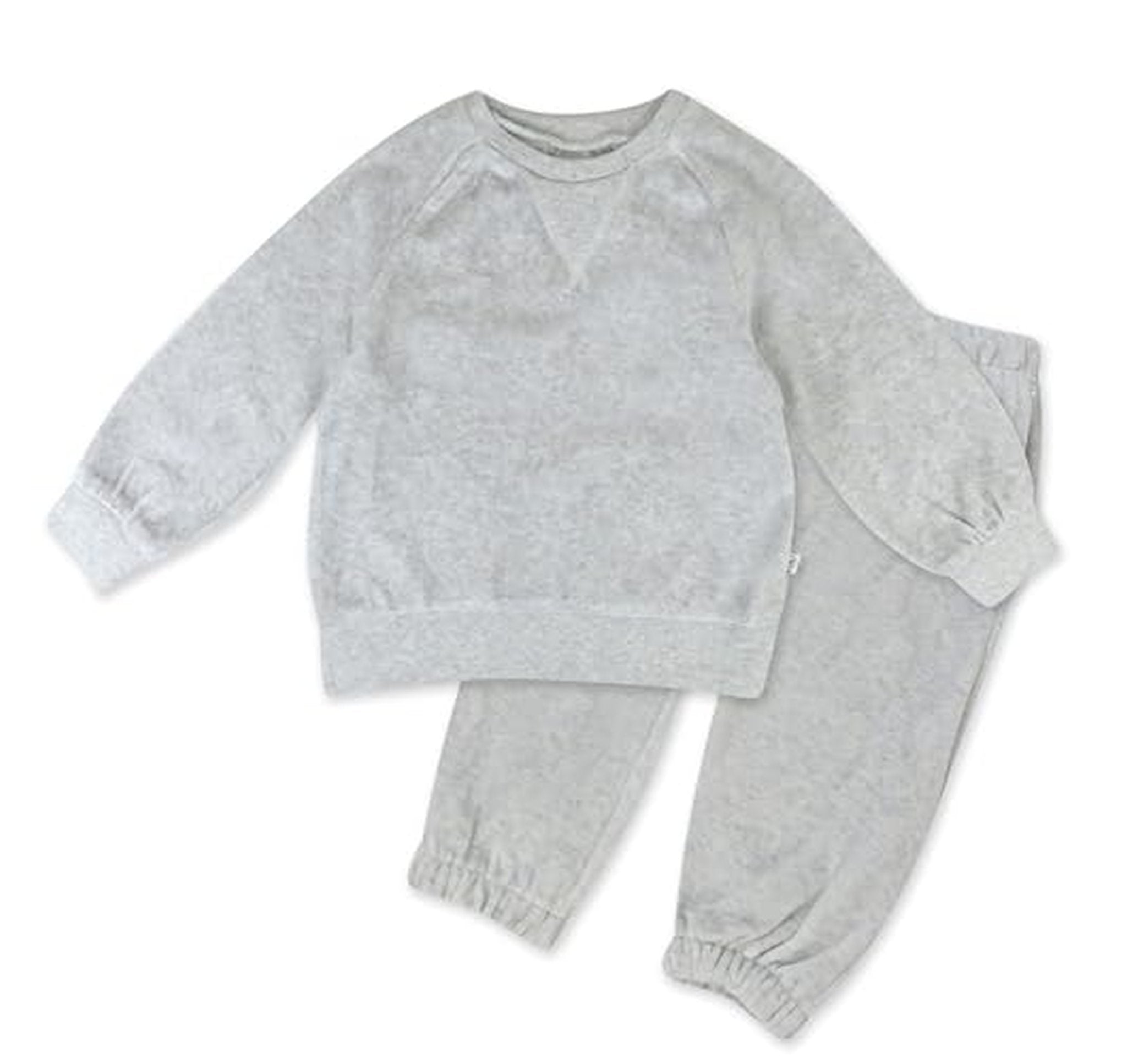 2 Piece Organic Cotton Toddler Sweatshirt and Jogger Set