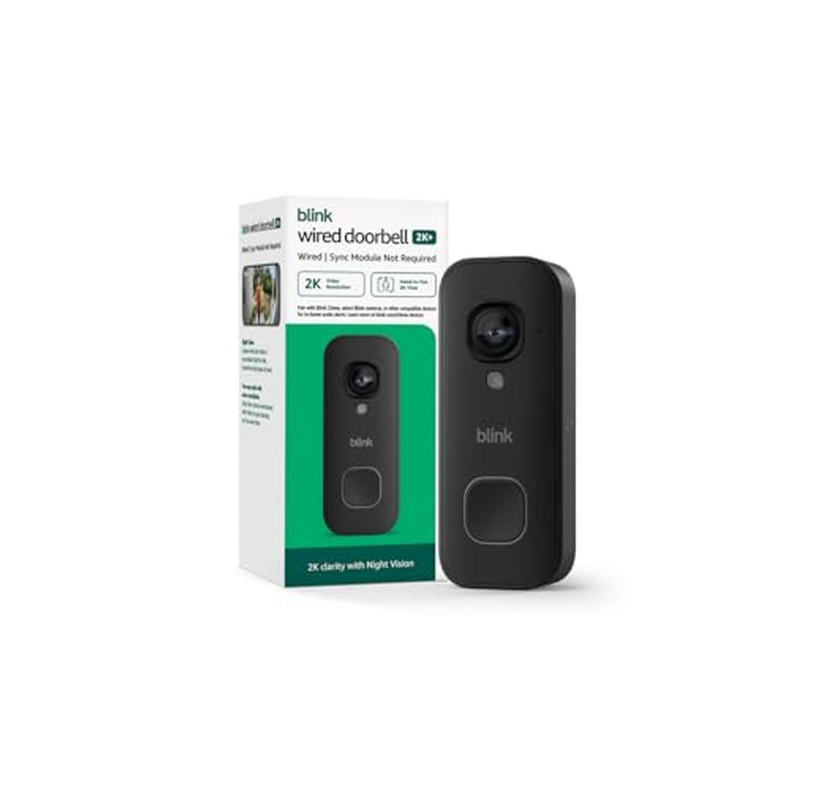 Blink 2K Wired Video Doorbell