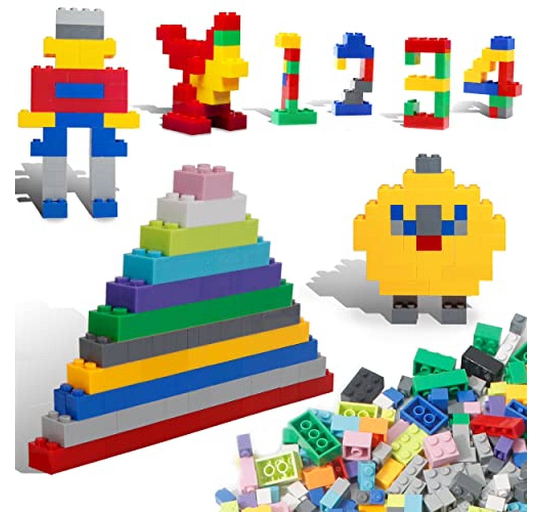 1750 Piece PicassoTiles Building Block Set Compatible With Lego!
