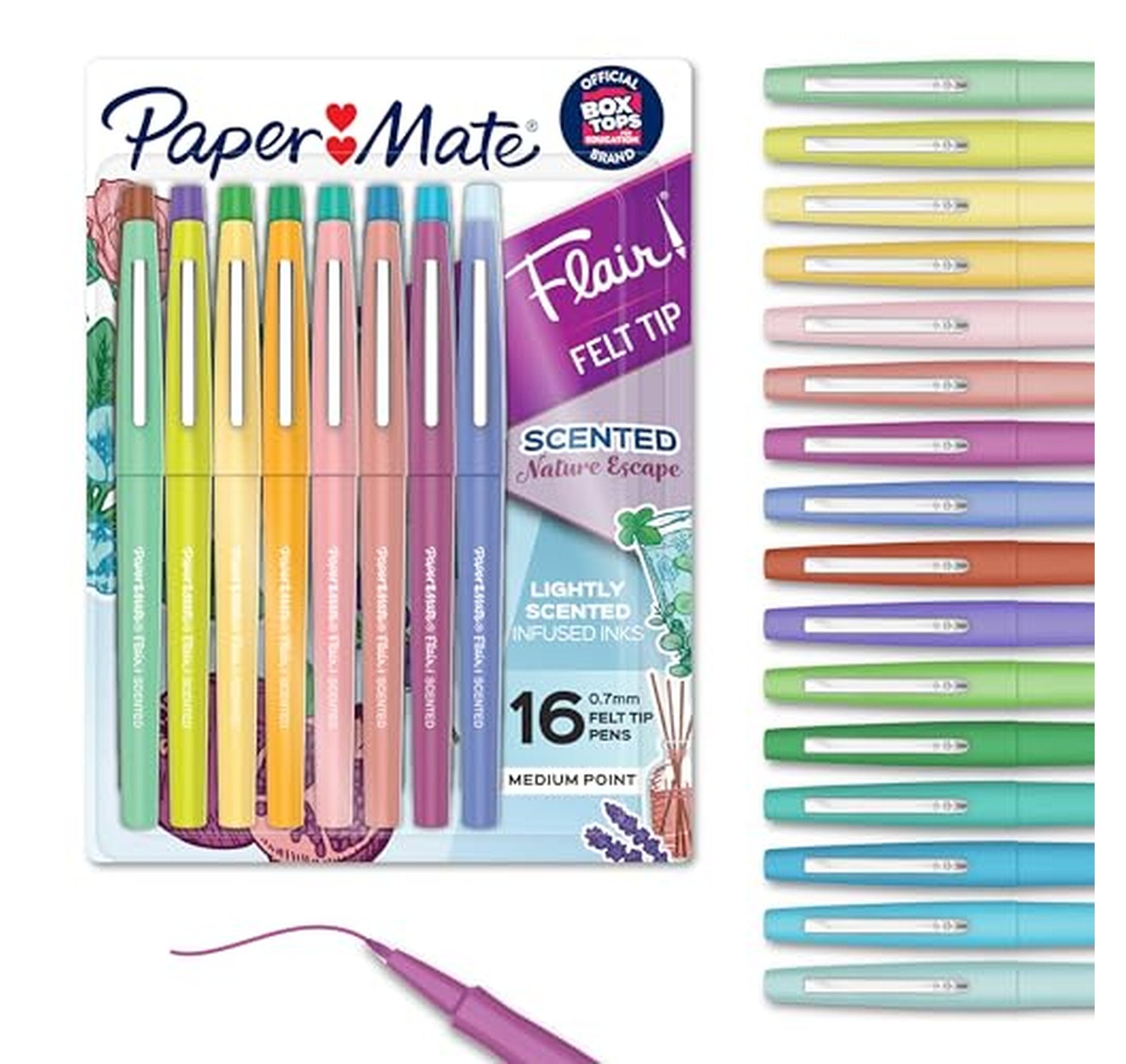 Paper Mate Flair Scented Felt Tip Pens, 16 Count