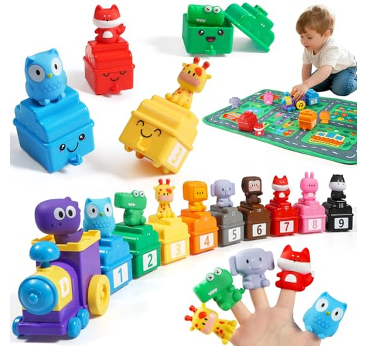 Montessori Learning Toys for Toddlers Ages 1–3