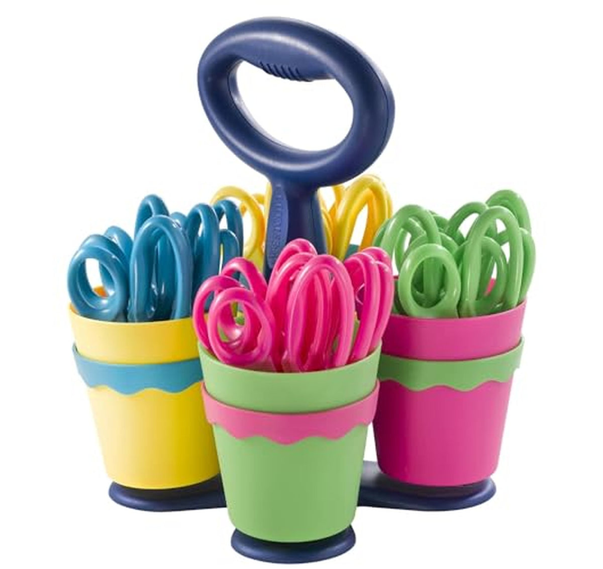 24 Pack Westcott Kids Blunt Safety Scissors Caddy