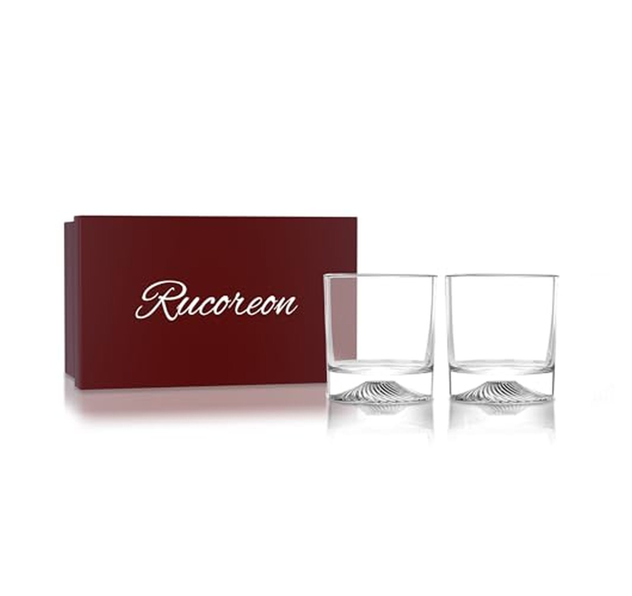 2 Pack Crystal 10oz Whiskey Rocks Glasses