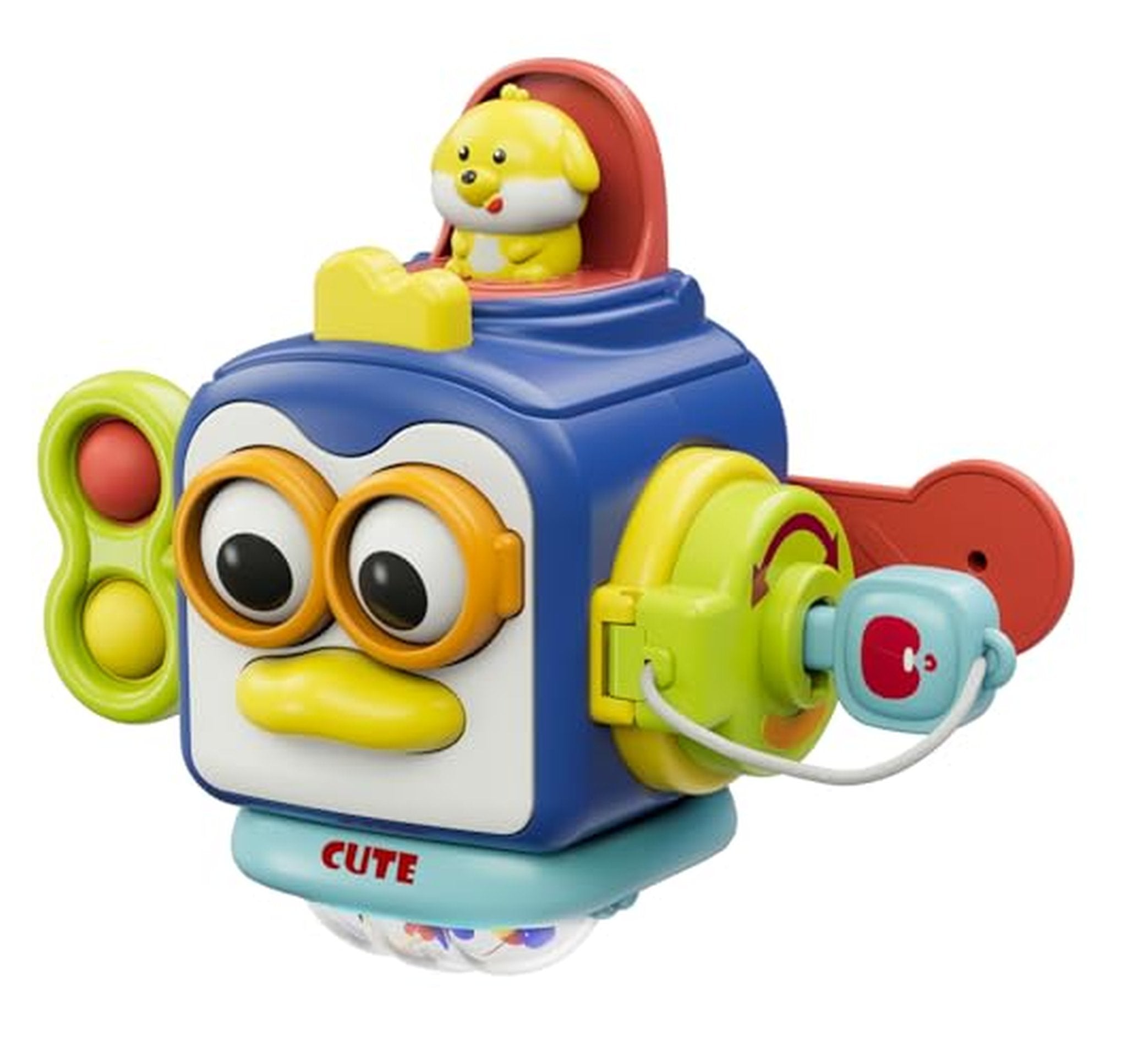 Montessori Busy Board Cube Sensory Toy