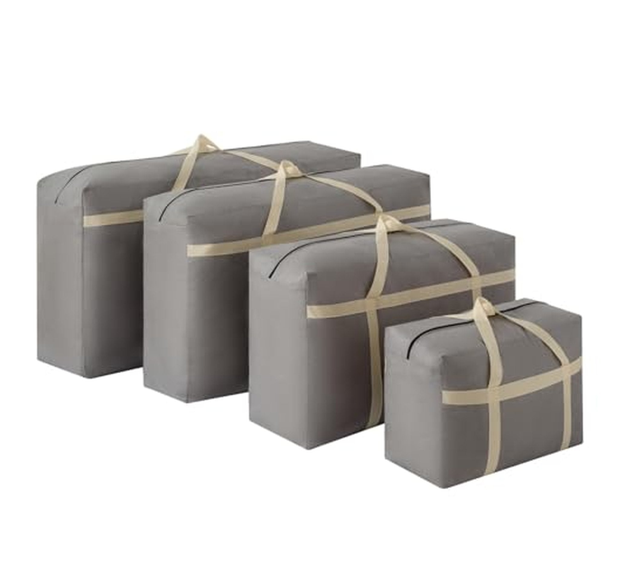 4 Pack 105L Heavy Duty Moving Storage Bags