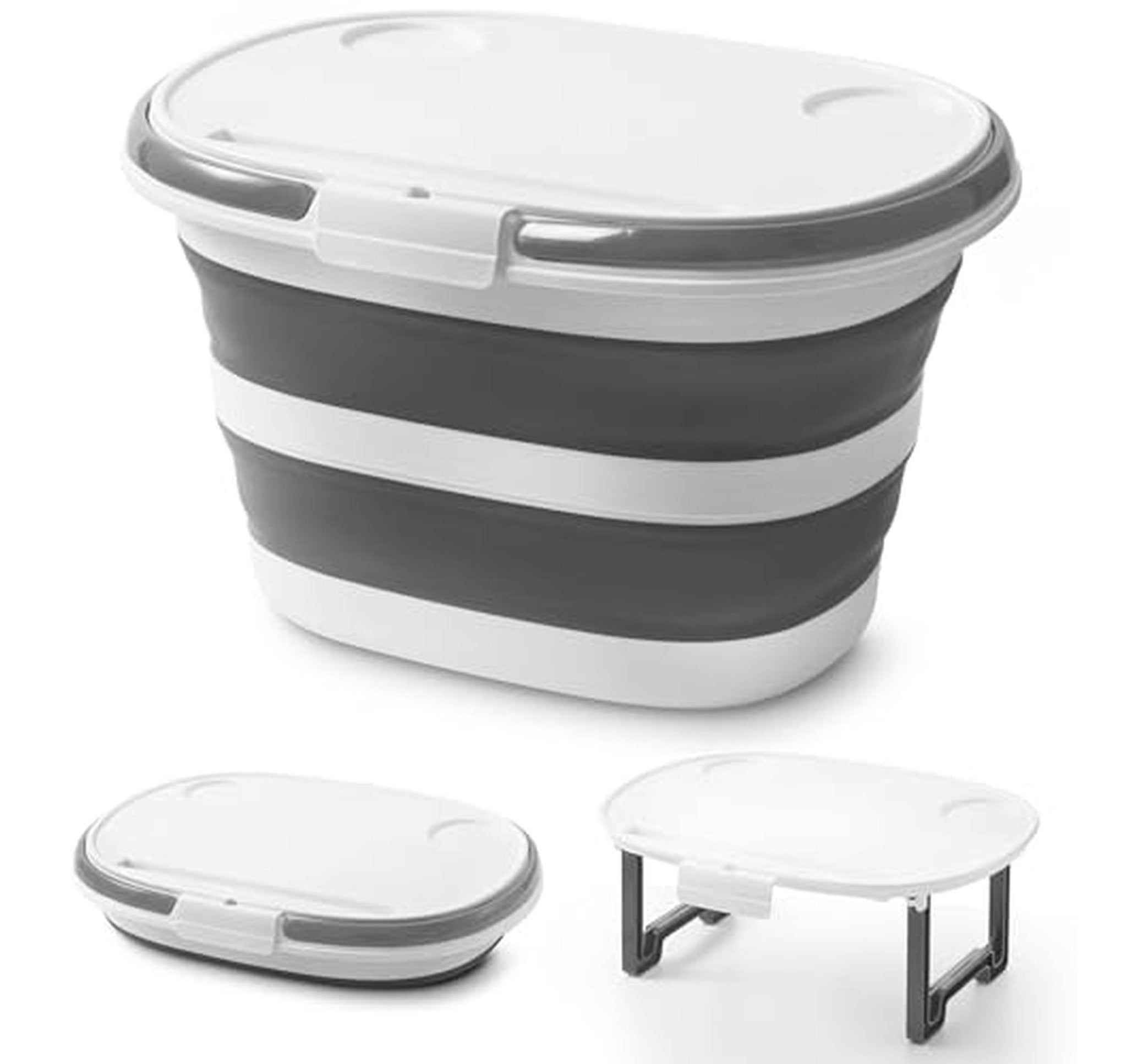 16L Collapsible Bucket with Lid