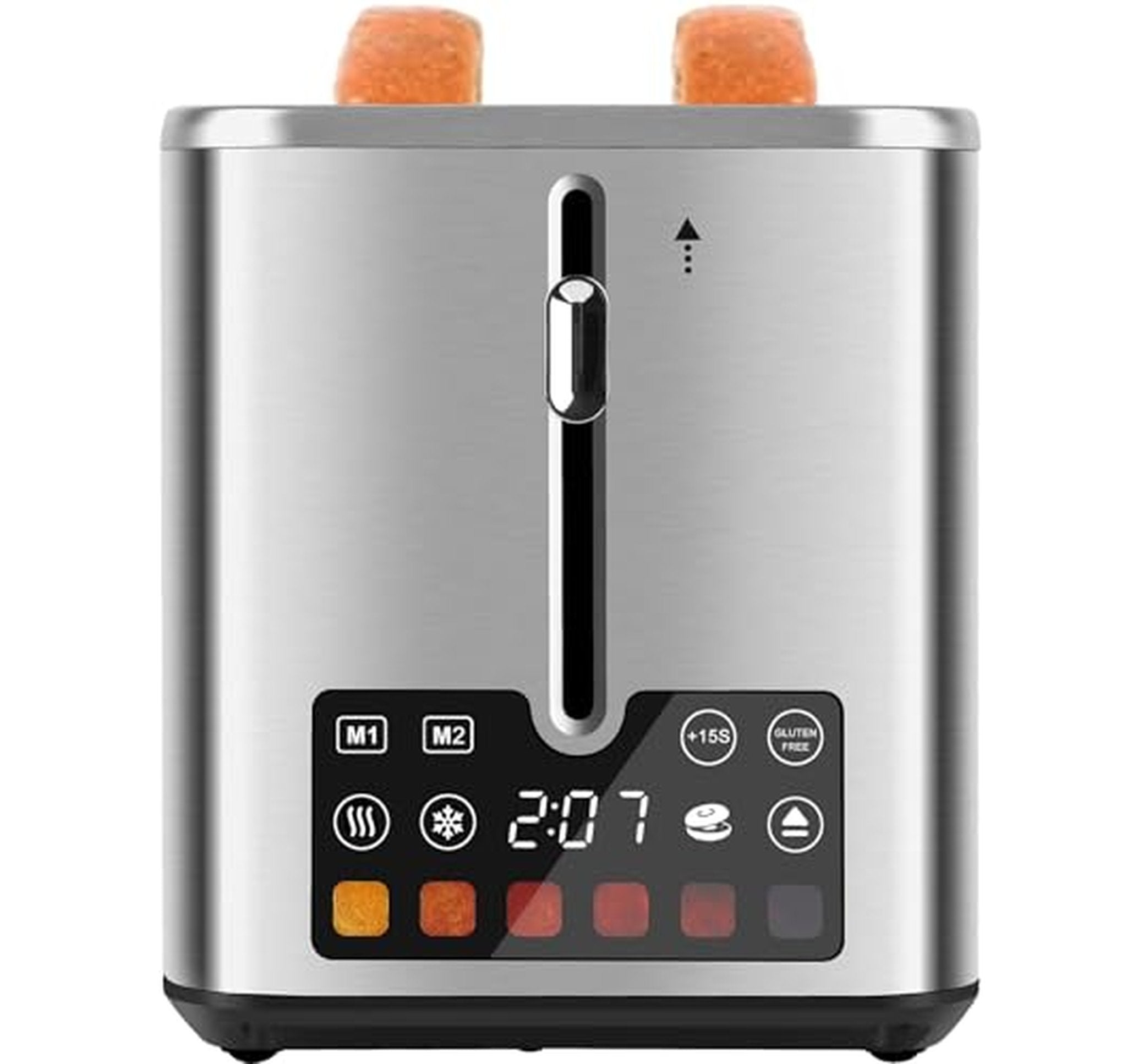 Touch Screen 2 Slice Digital Toaster with Bagel Mode