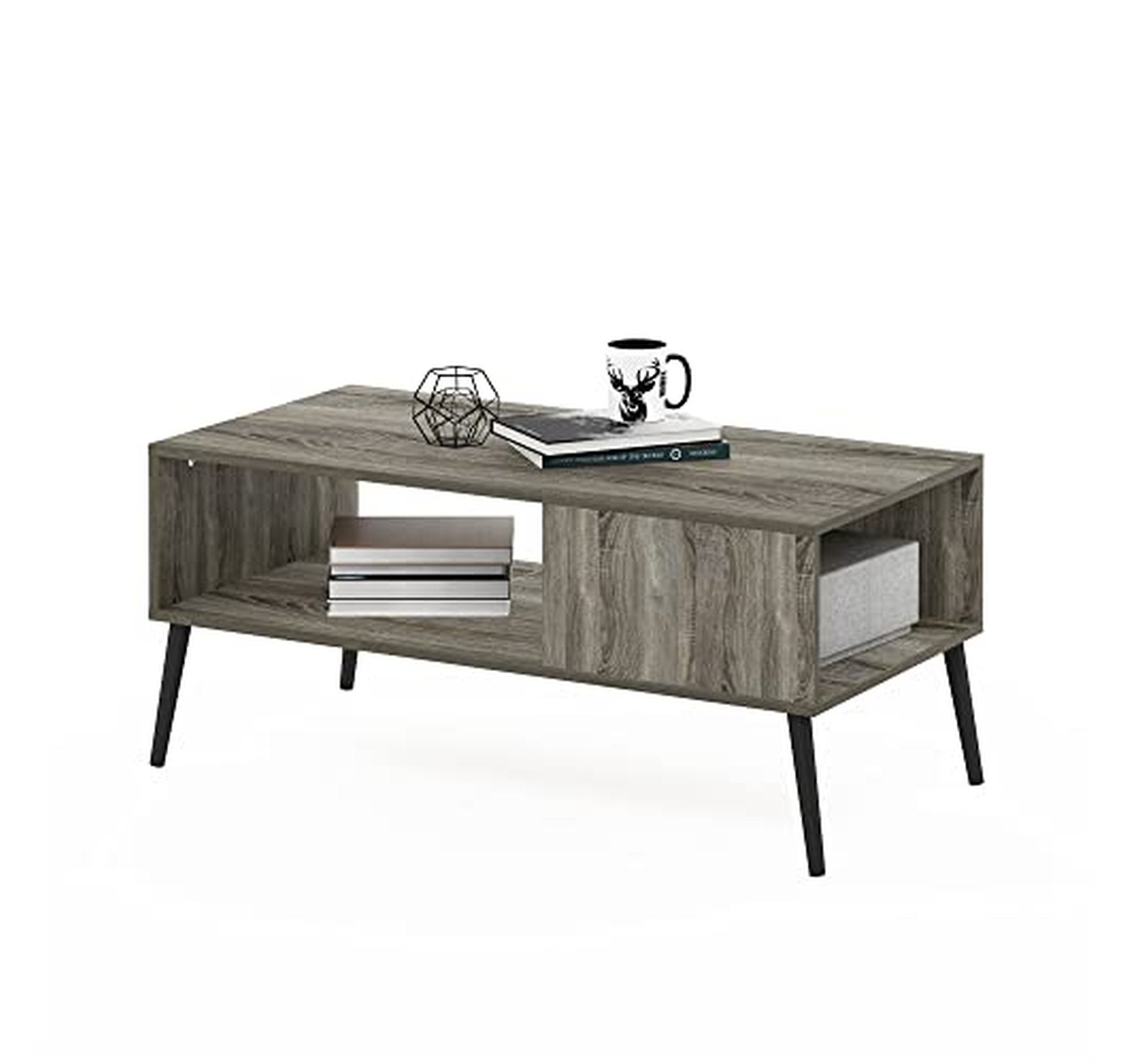 Furinno Mid Century Wood Coffee Table