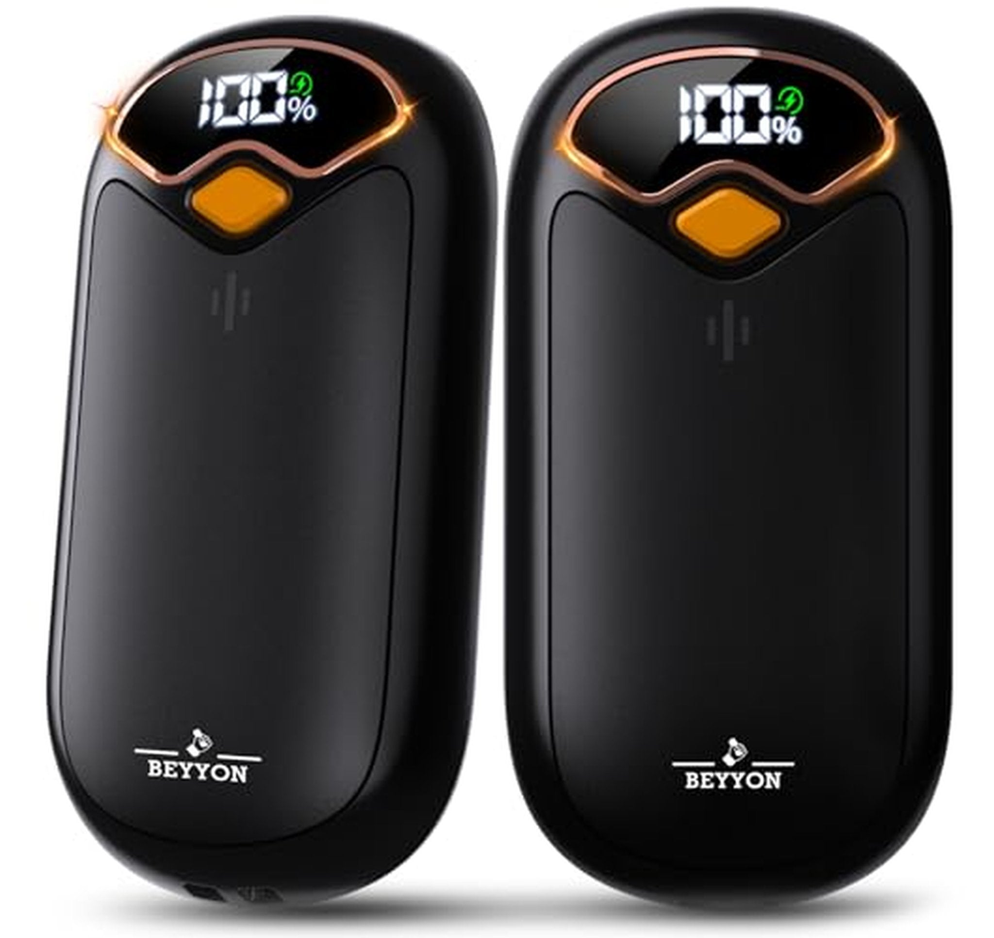 2 Pack Rechargeable Electric Hand Warmers with Display